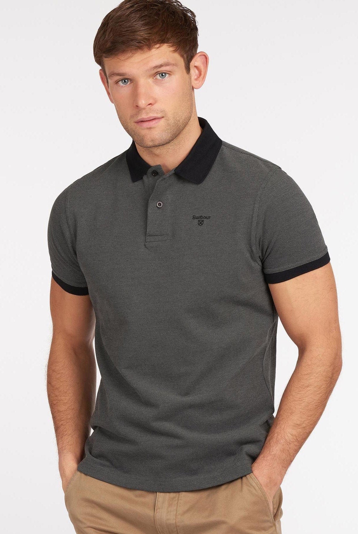 Barbour Sports Mix Polo - Black