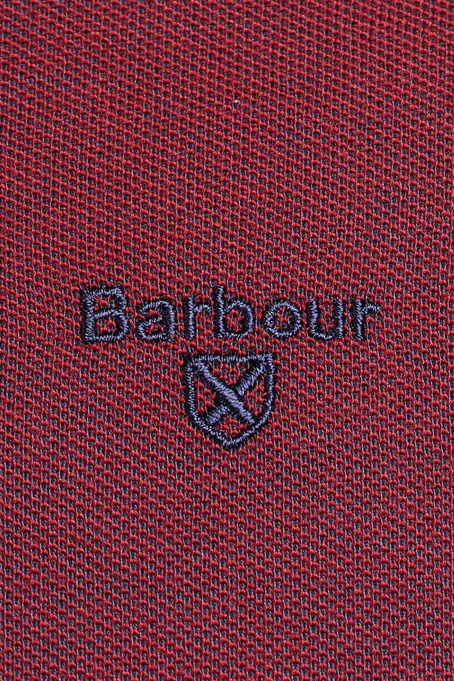 Barbour Sports Mix Polo - Dark Red