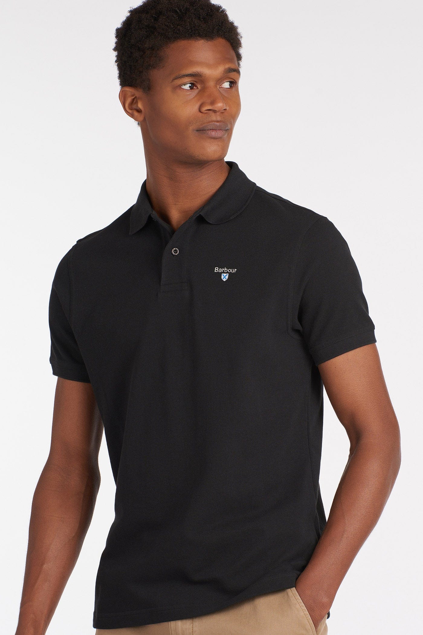 Barbour Sports Polo - Black