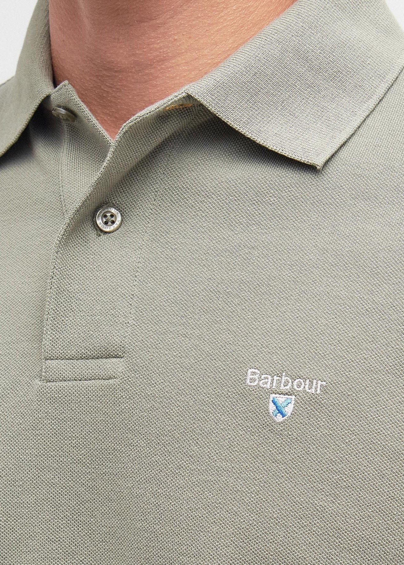 Barbour Sports Polo - Dusty Green