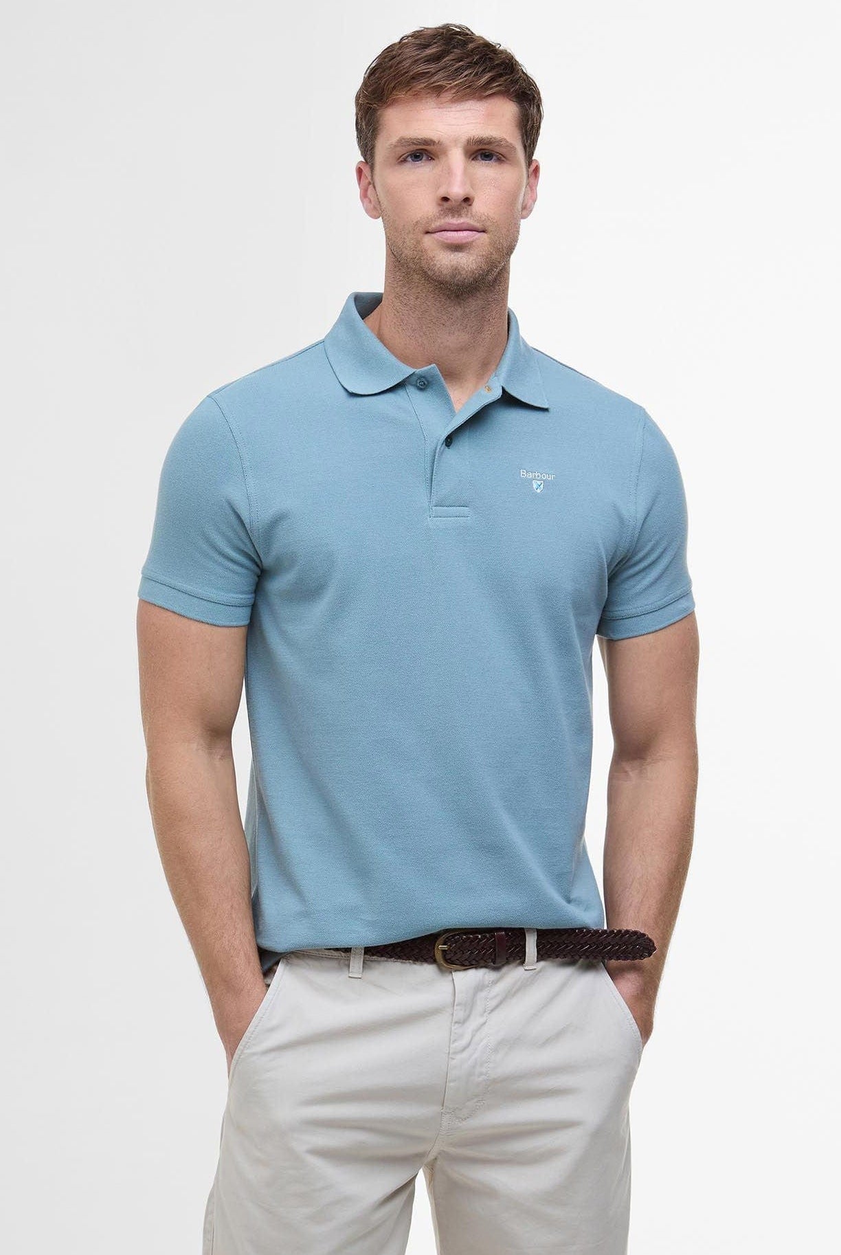 Barbour Sports Polo - Lead