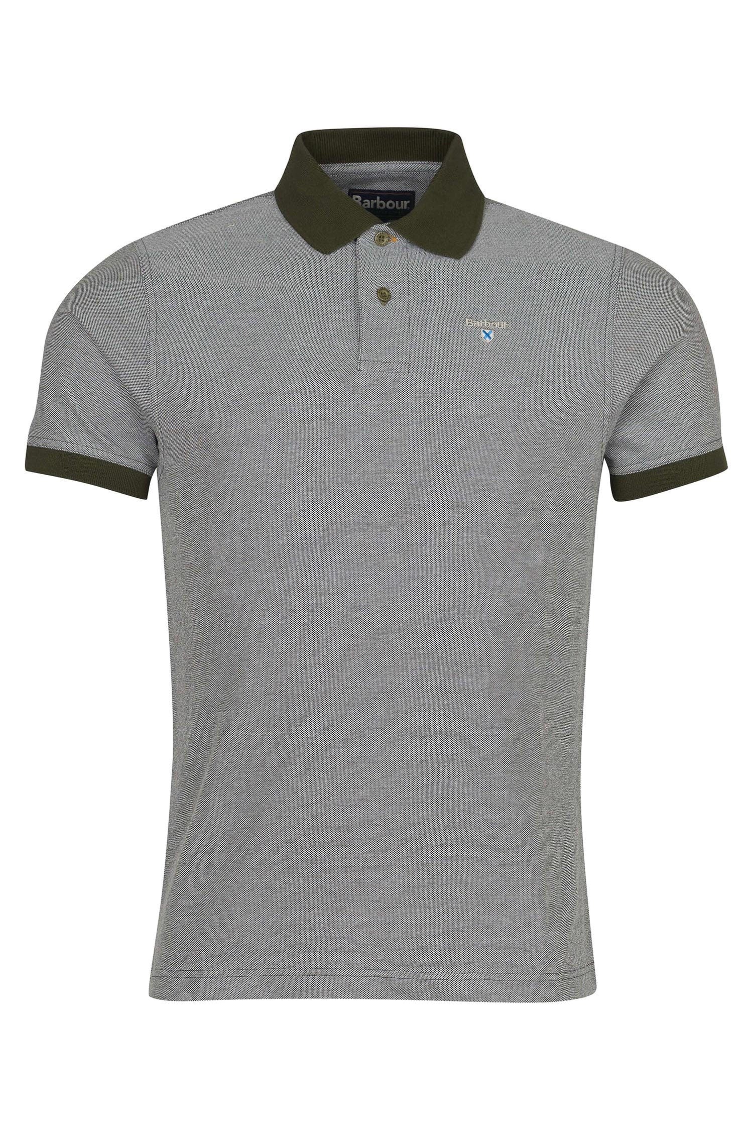 Barbour Sports Polo Mix - Dark Olive