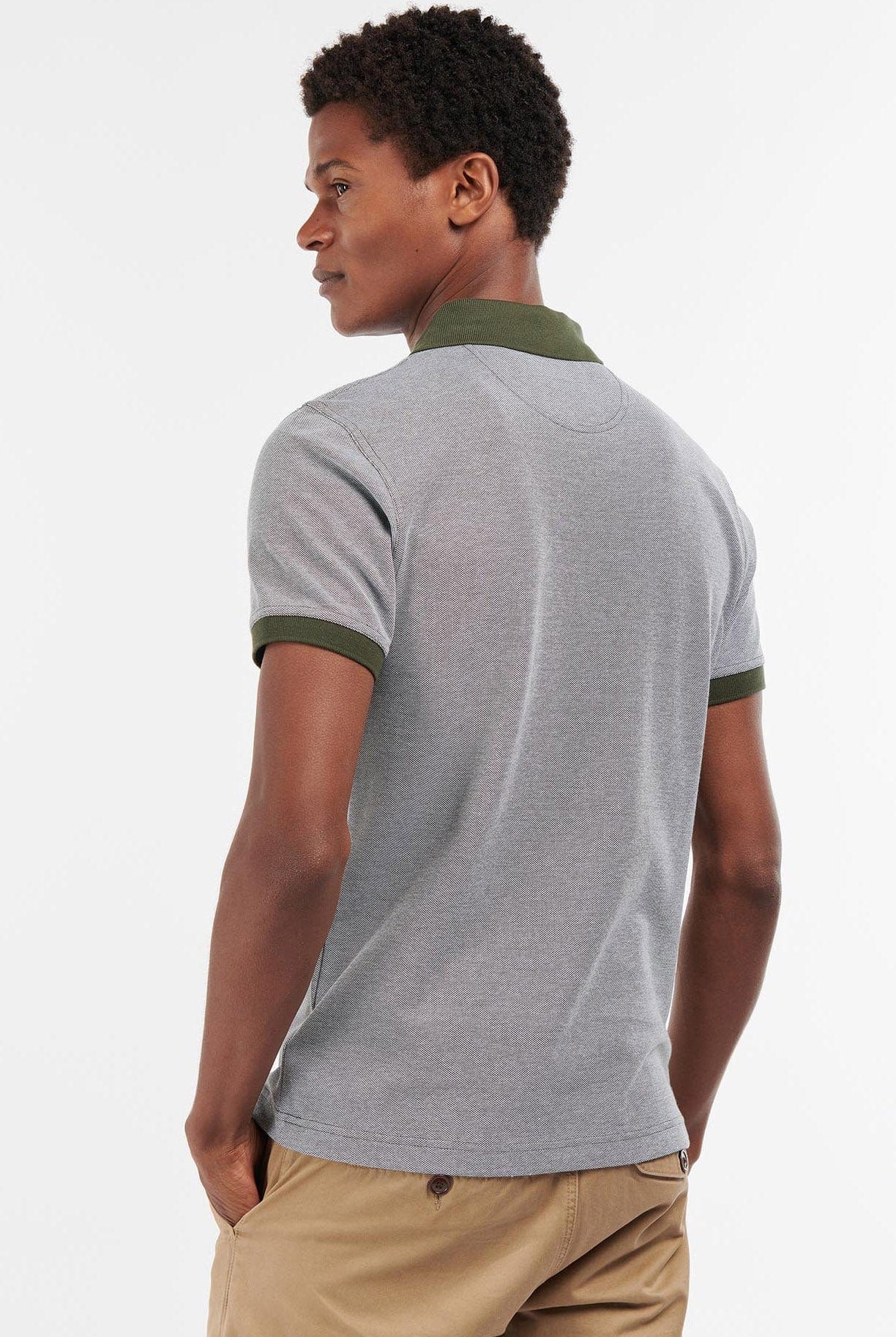 Barbour Sports Polo Mix - Dark Olive