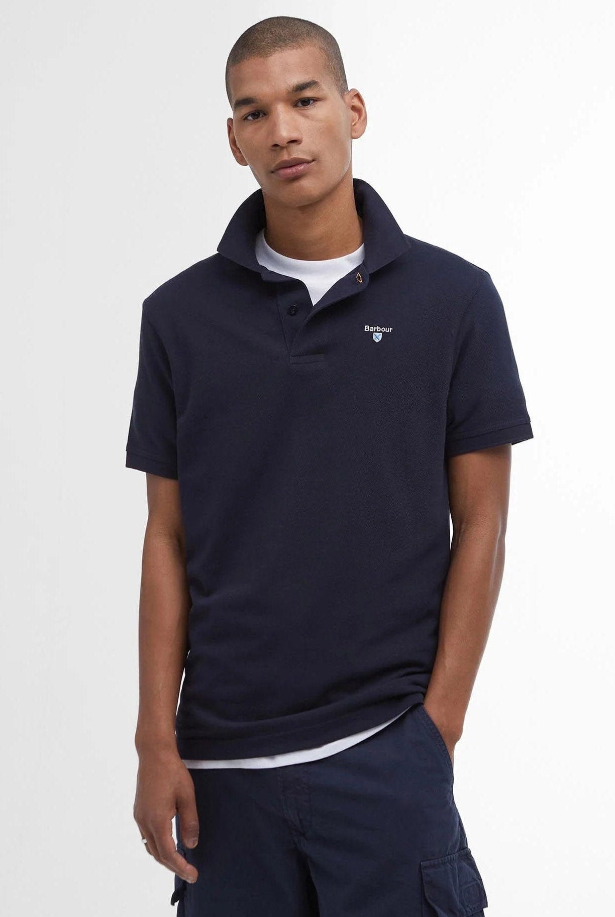 Barbour Sports Polo - New Navy