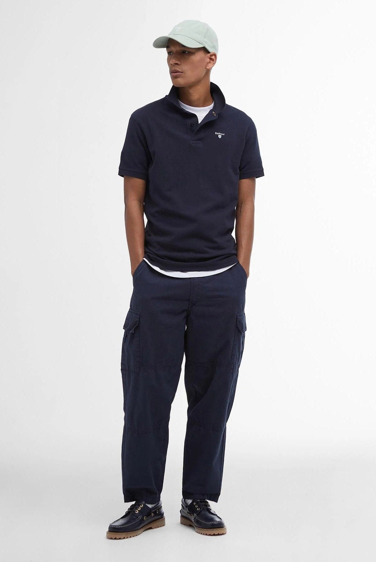 Barbour Sports Polo - New Navy
