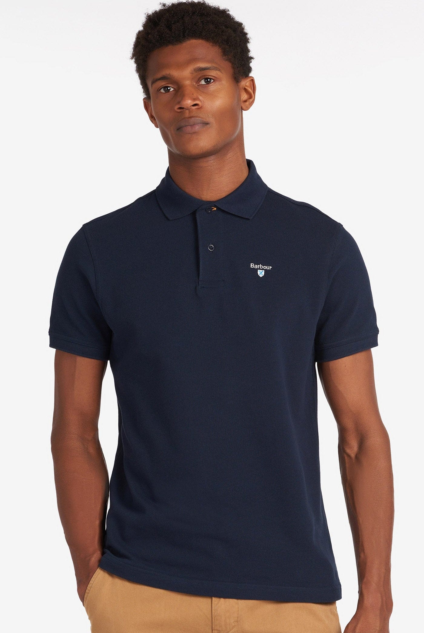 Barbour Sports Polo - New Navy