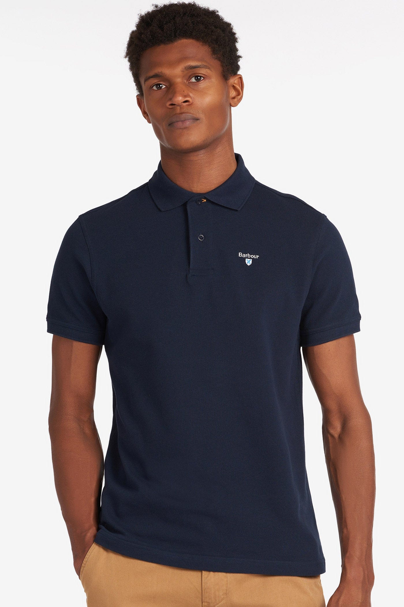 Barbour Sports Polo - New Navy