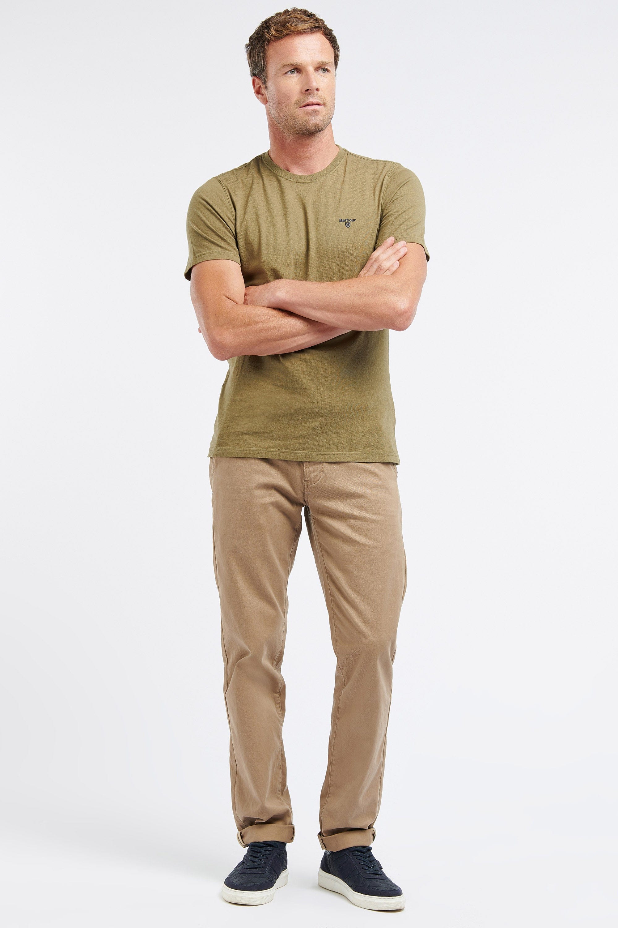 Barbour Sports T-Shirt - Mid Olive