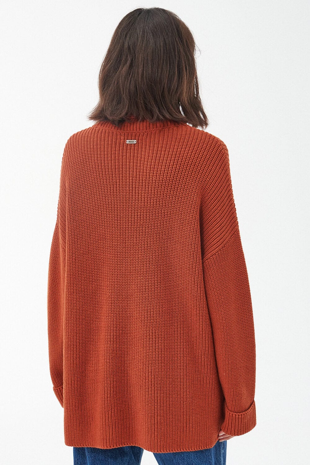 Barbour Stitch Cape Jumper - Spiced Pumpkin