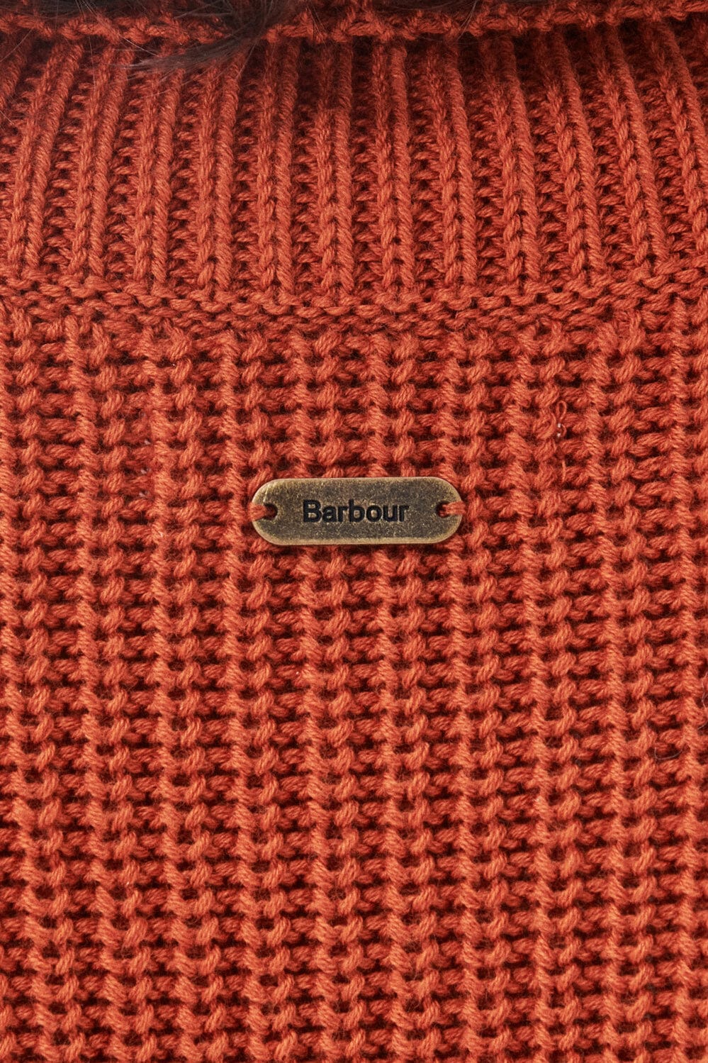 Barbour Stitch Cape Jumper - Spiced Pumpkin