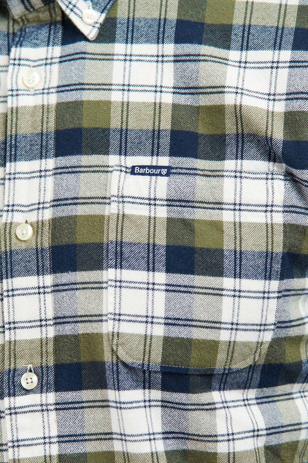 Barbour Stonewell Tailored Fit Shirt - Olive