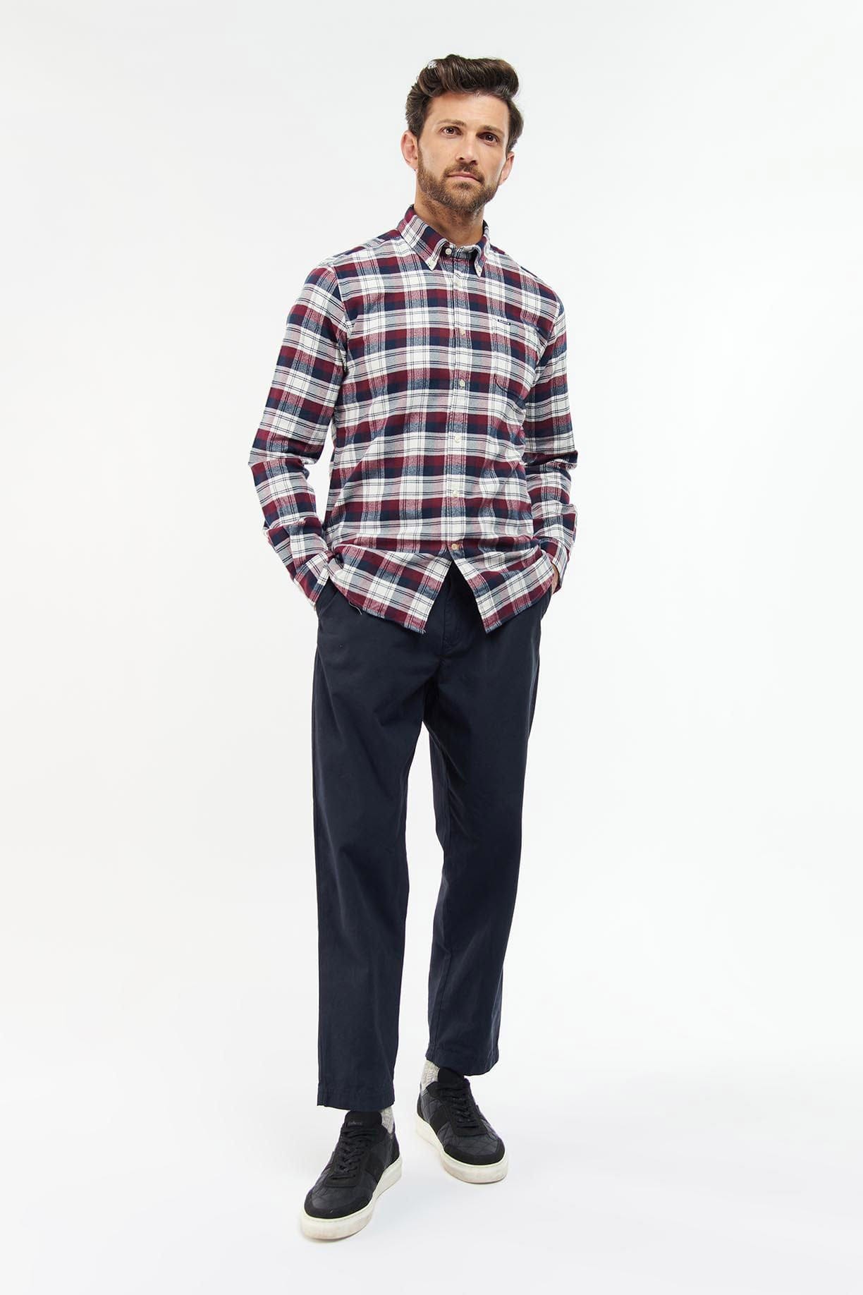 Barbour Stonewell Tailored Fit Shirt - Port