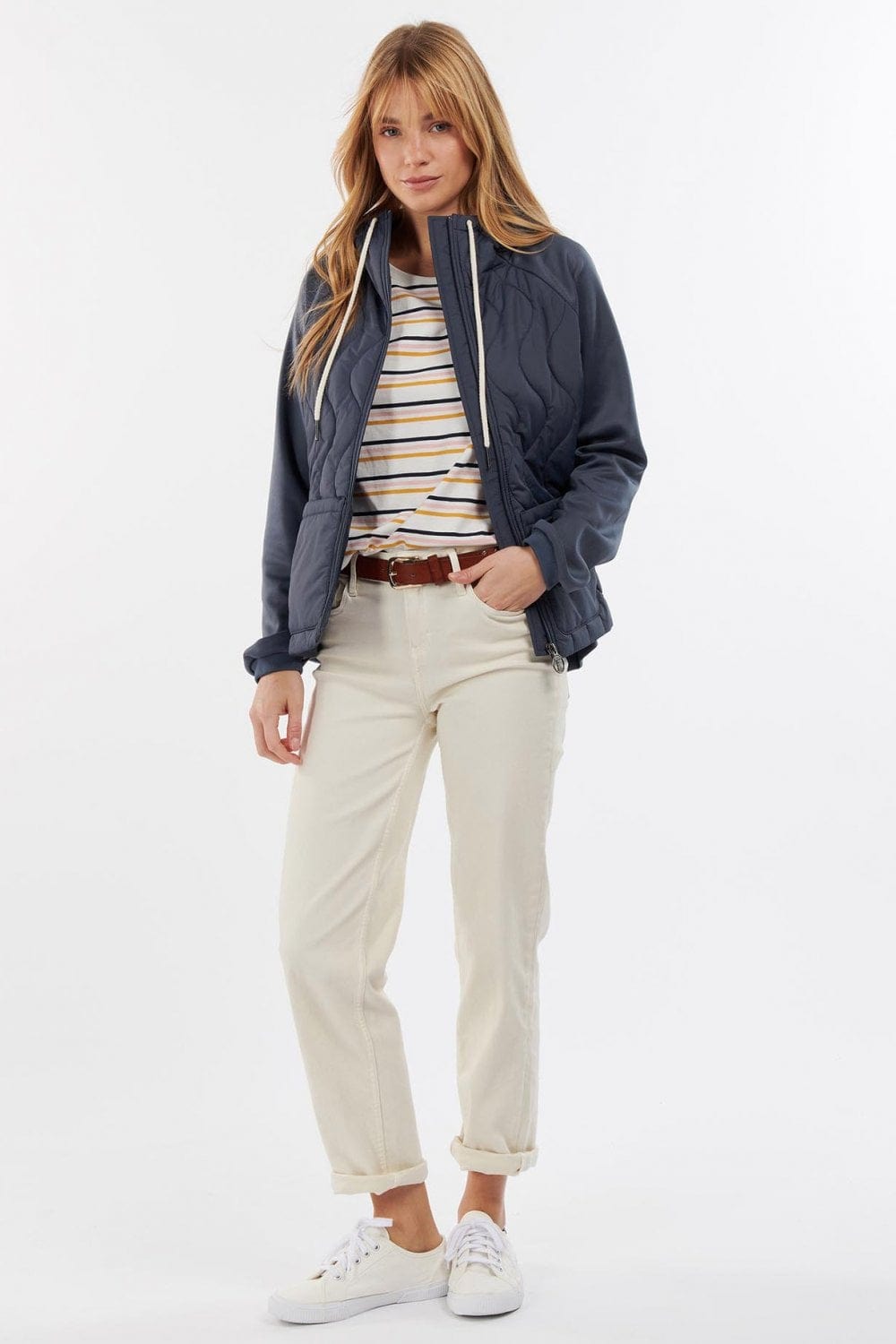 Barbour Strathmore Sweatshirt - Summer Navy