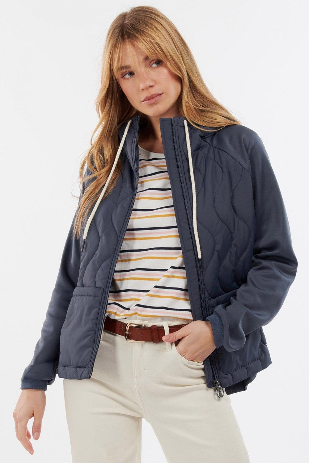 Barbour Strathmore Sweatshirt - Summer Navy