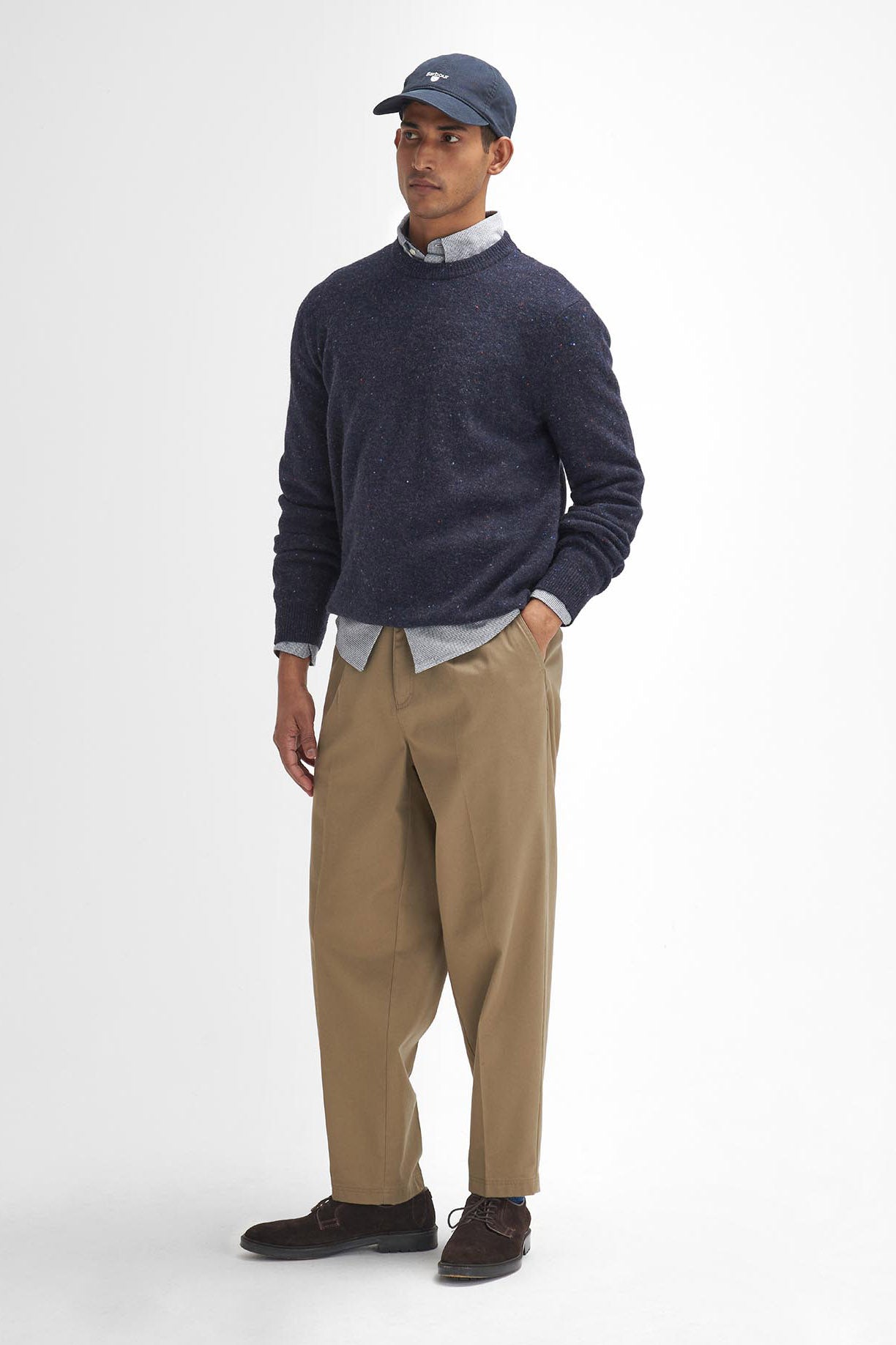 Barbour Tainsbury Crew Neck Jumper - Navy