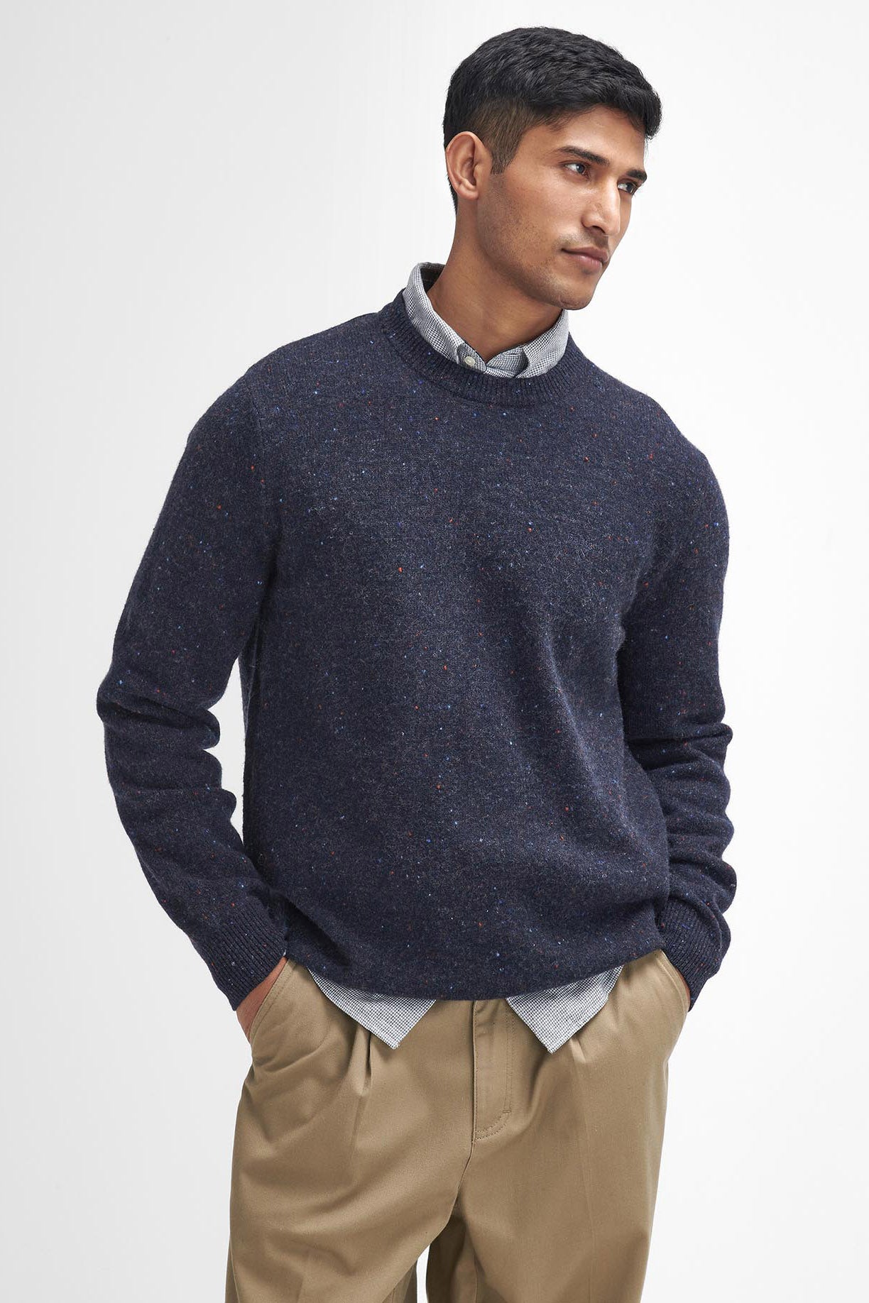 Barbour Tainsbury Crew Neck Jumper - Navy