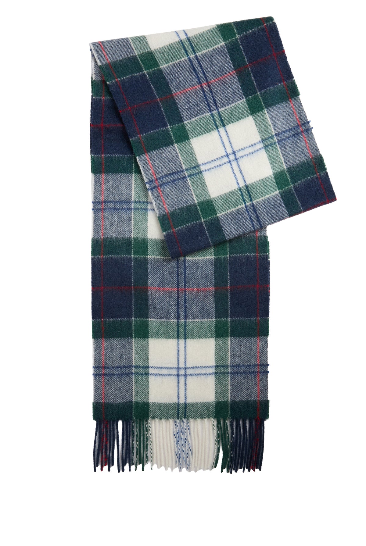 Barbour Tartan Lambswool/Cashmere Scarf - Lt Evergreen Tartan LSC0129_TN98_OS