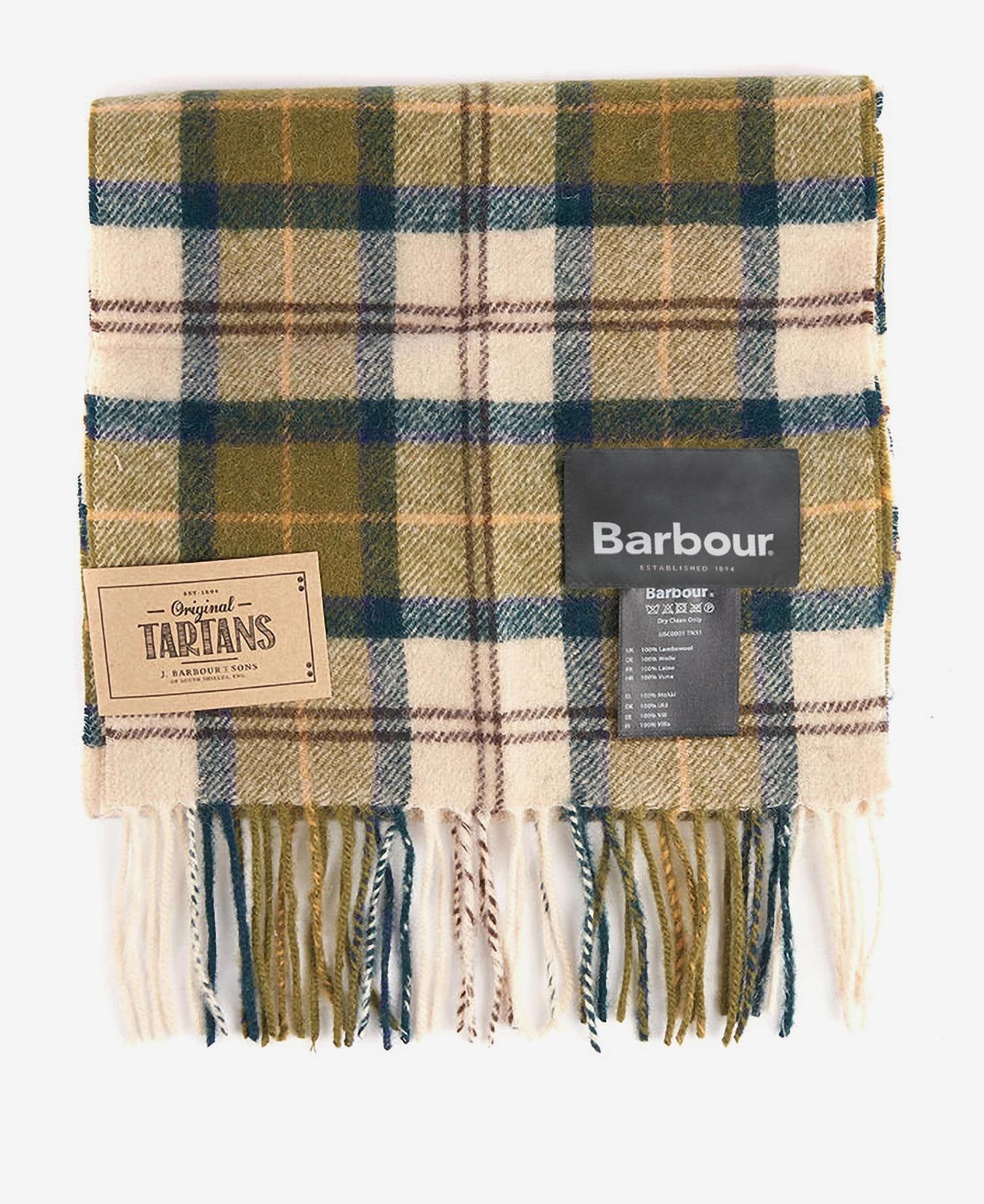 Barbour Tartan Lambswool Scarf - Ancient USC0001_TN51_OS