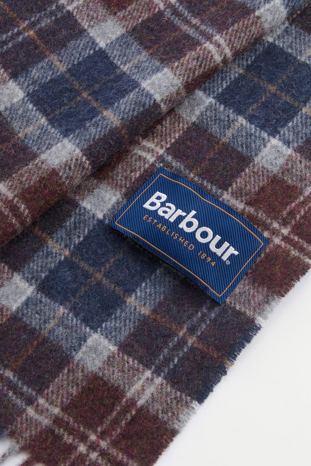 Barbour Tartan Lambswool Scarf - Midnight Oak Tartan USC0001_TN38_OS