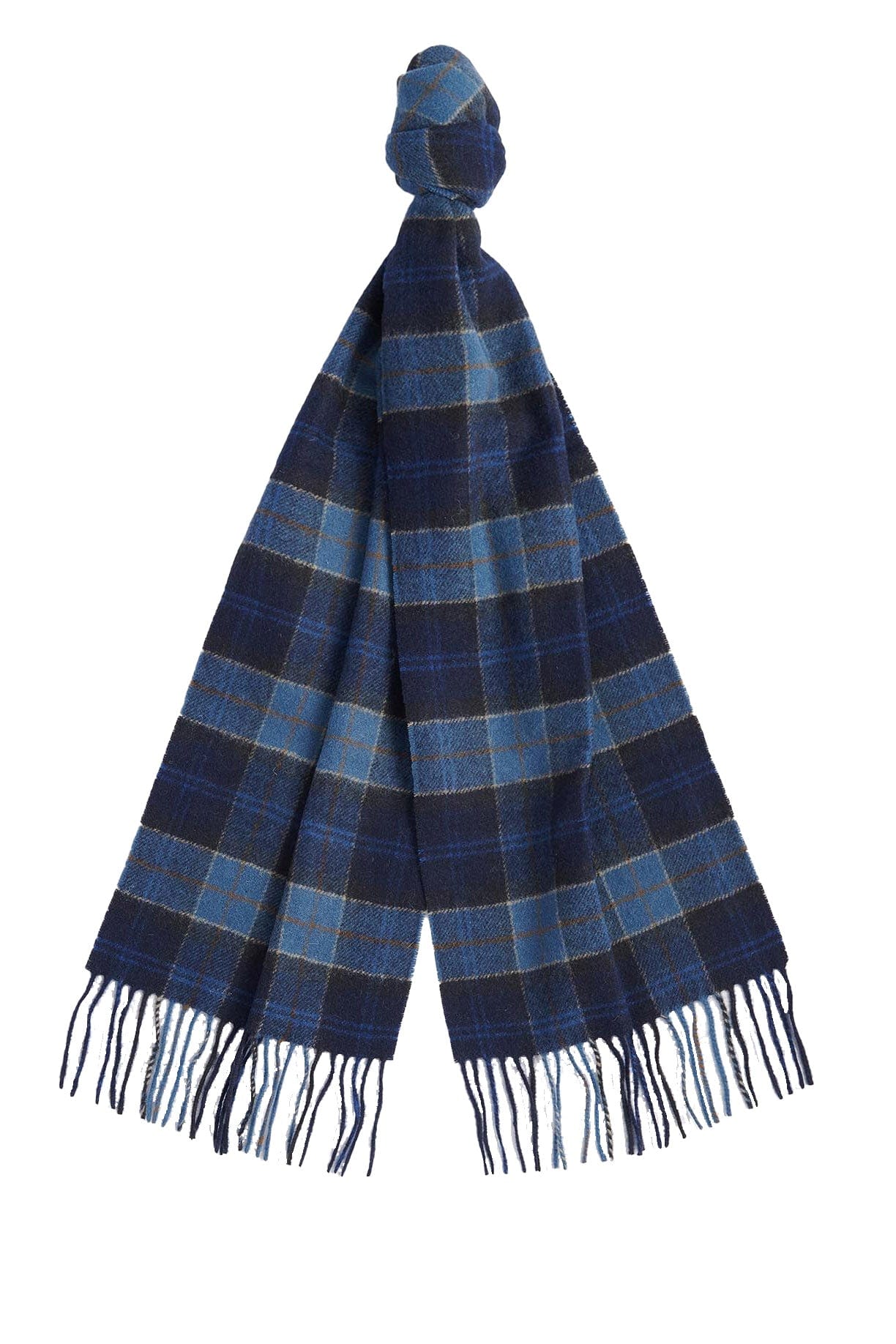 Barbour Tartan Lambswool Scarf - Midnight USC0001_TN54_OS