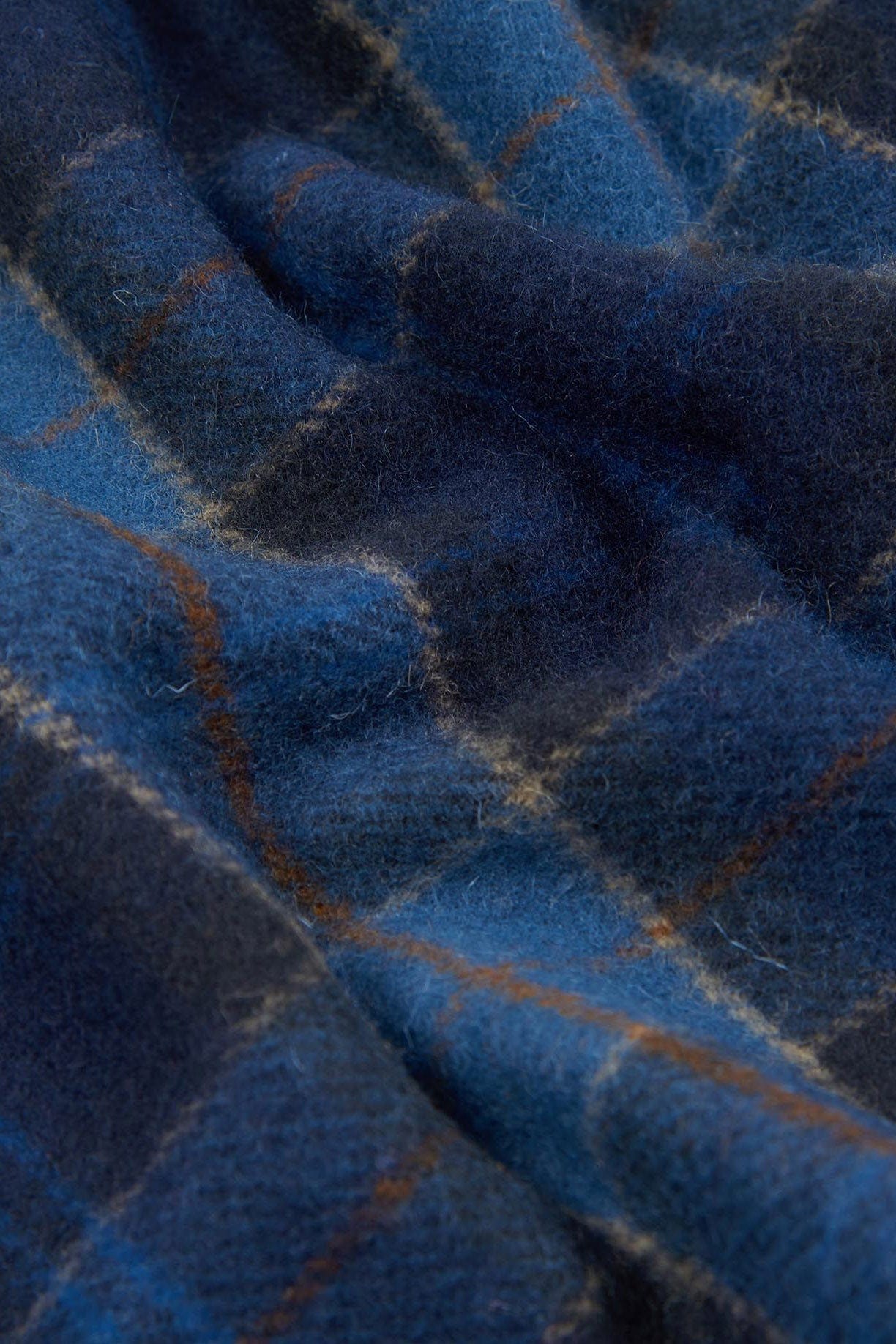 Barbour Tartan Lambswool Scarf - Midnight USC0001_TN54_OS