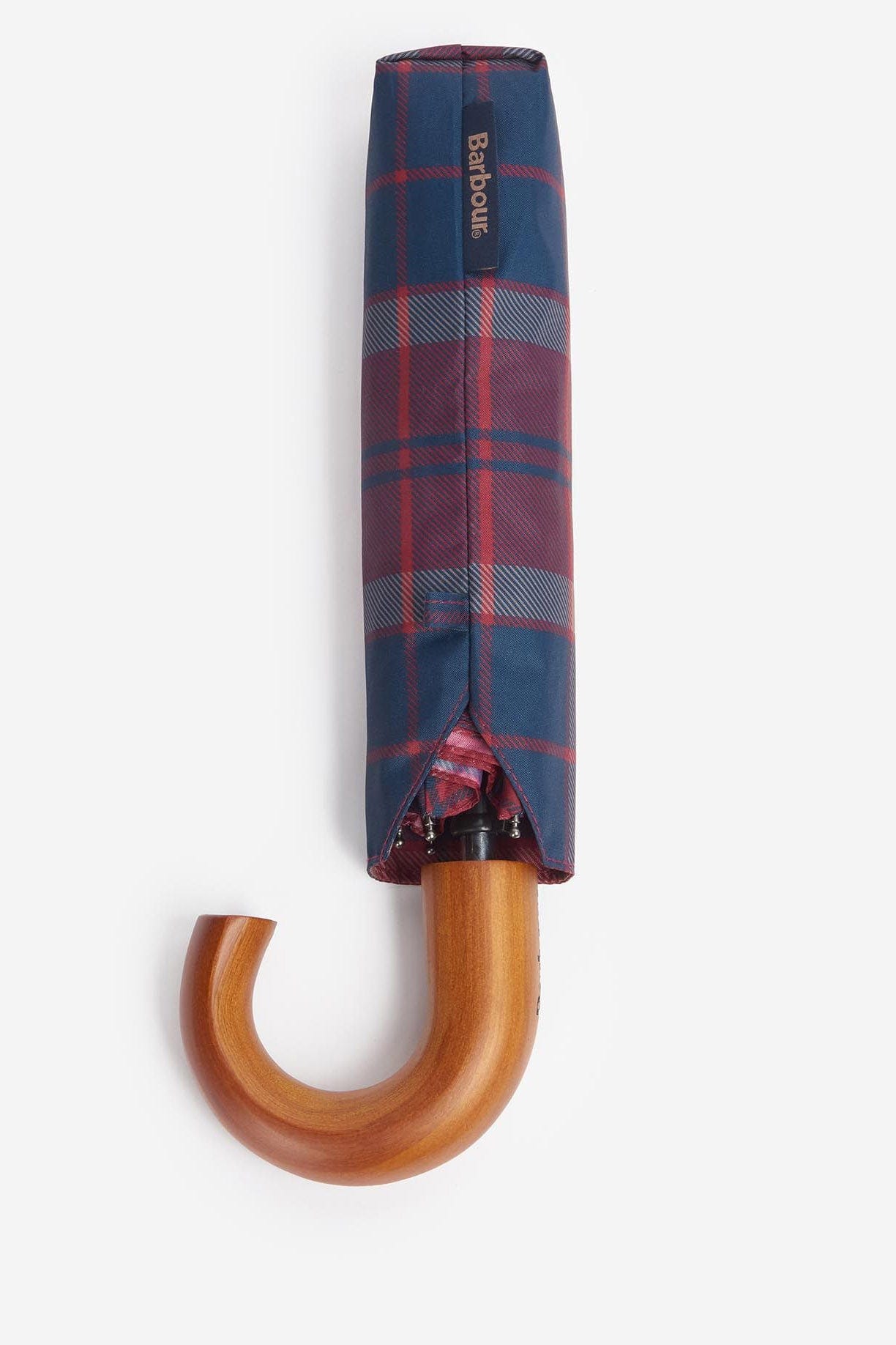 Barbour Tartan Mini Umbrella - Cranberry UAC0201_RE75_OS