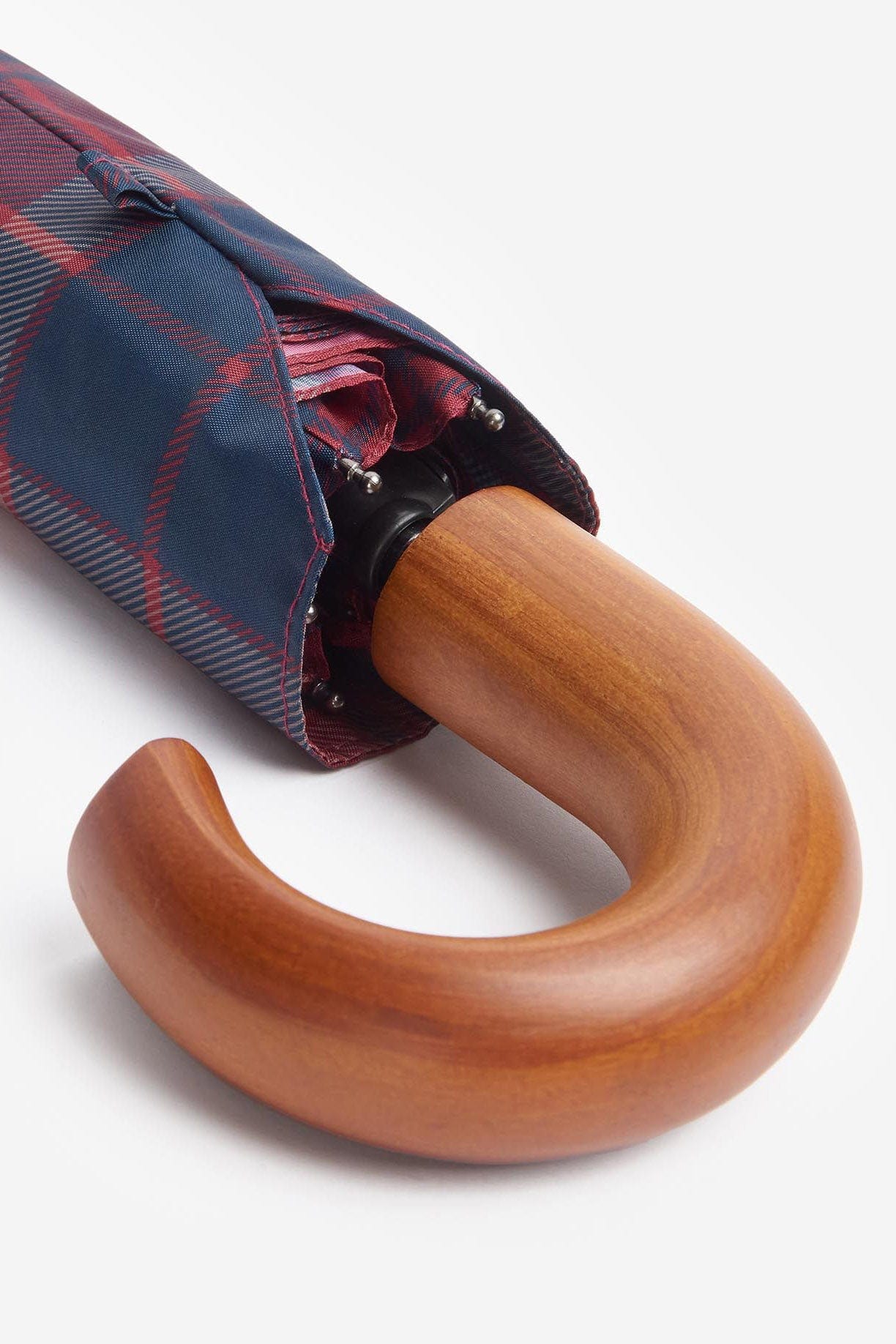 Barbour Tartan Mini Umbrella - Cranberry UAC0201_RE75_OS