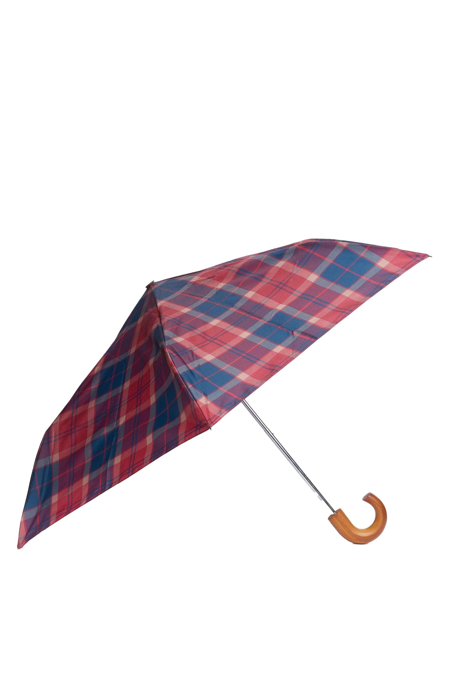 Barbour Tartan Mini Umbrella - Cranberry UAC0201_RE75_OS