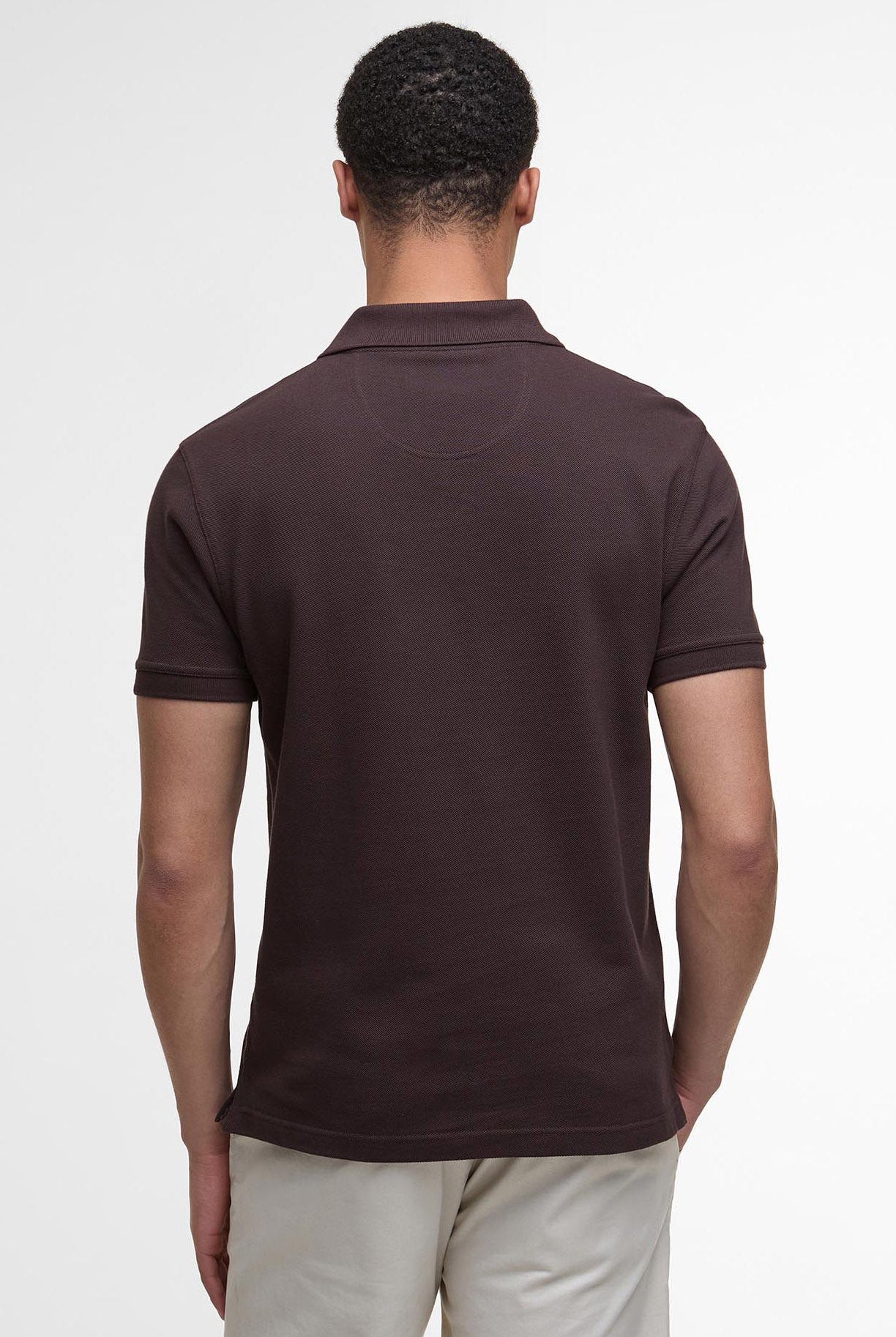 Barbour Tartan Pique Polo - Dark Oak