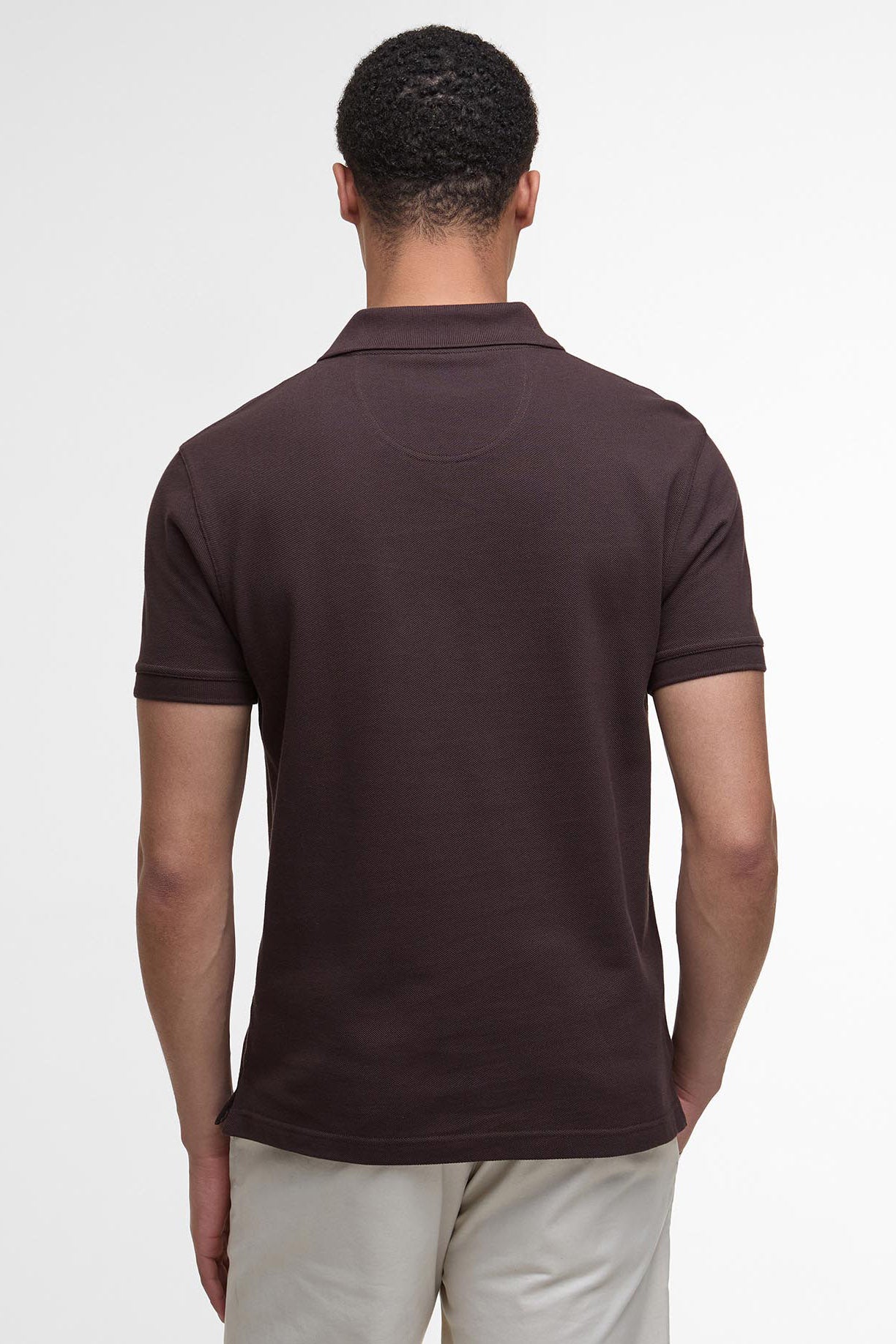 Barbour Tartan Pique Polo - Dark Oak