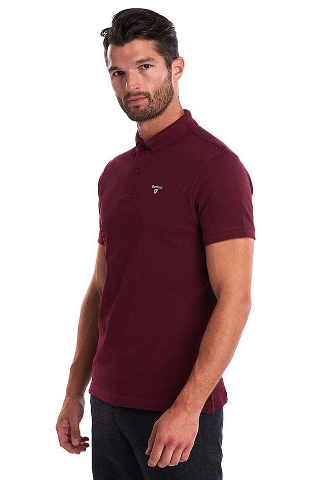 Barbour Tartan Pique Polo - Ruby