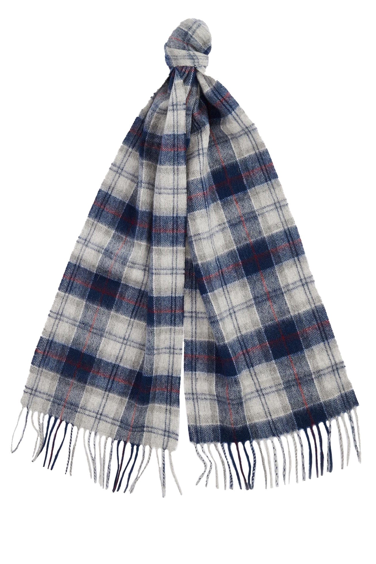 Barbour Tartan Scarf & Glove Gift Set - Blue Granite MGS0018_TN27_OS