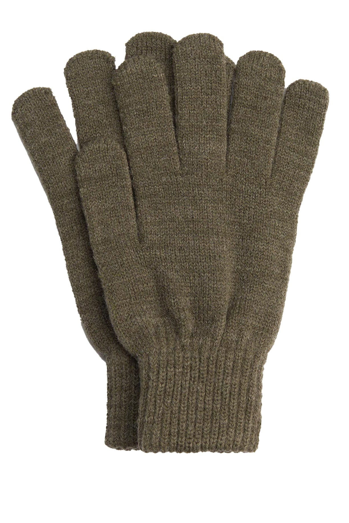 Barbour Tartan Scarf & Glove Gift Set - Classic/Olive MGS0018_TN11_OS