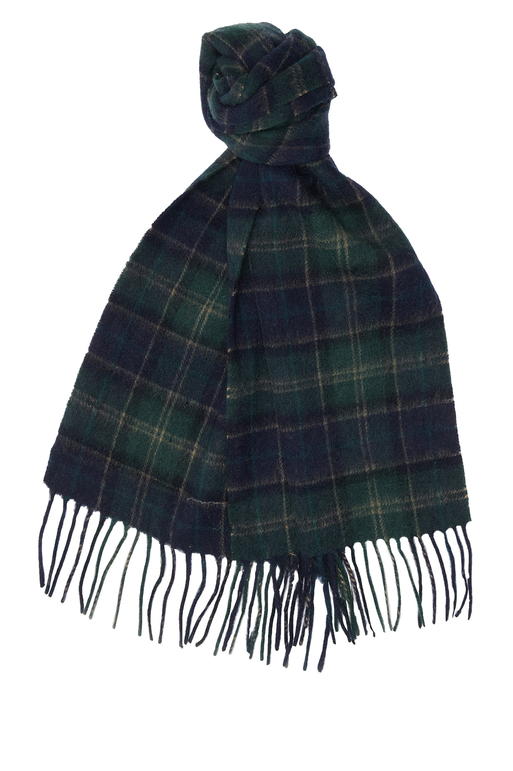 Barbour Tartan Scarf & Glove Gift Set - Green Loch Tartan MGS0018_NY91_OS