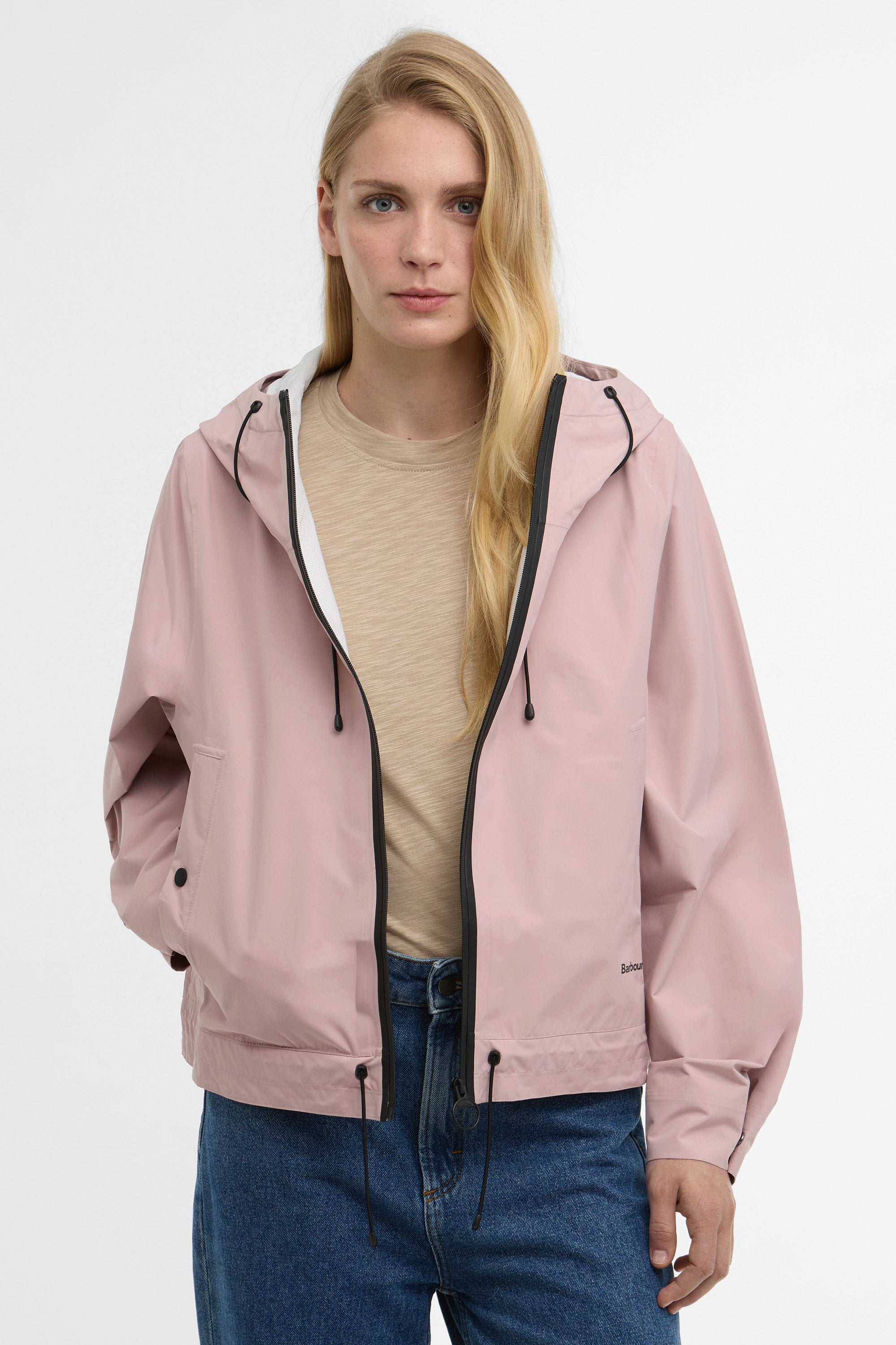 Barbour Thorpe Waterproof Jacket - Gardenia/Fondant