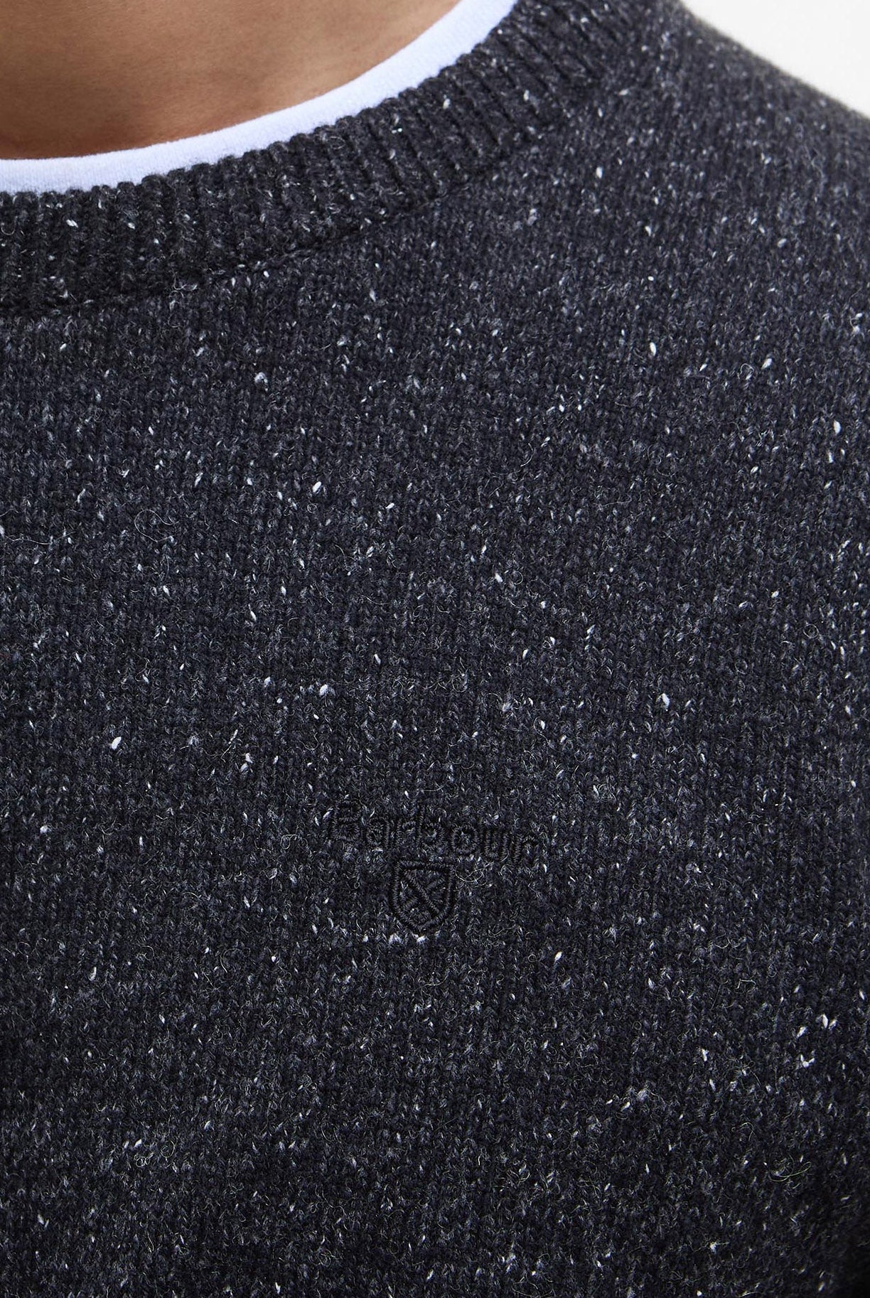 Barbour Tisbury Crew Neck Jumper - Black