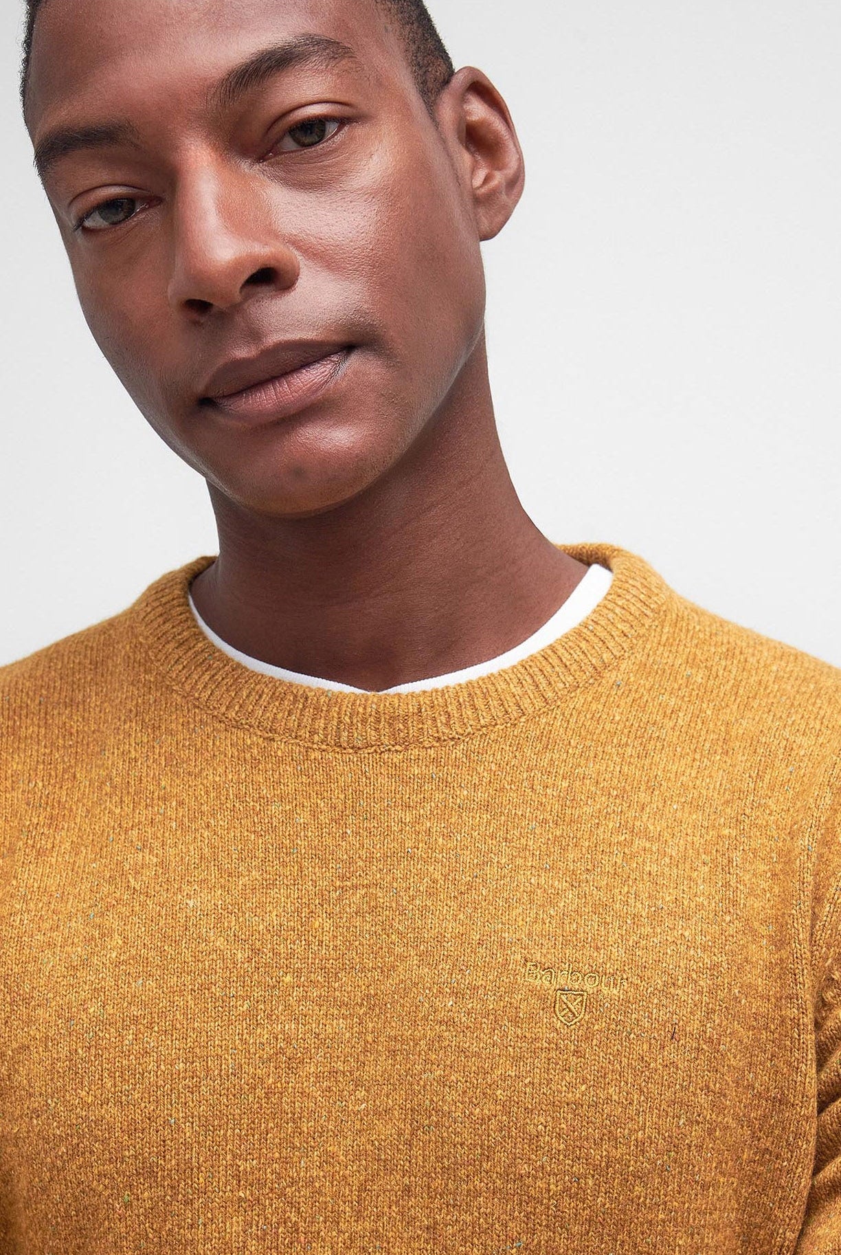 Barbour Tisbury Crew Neck Jumper - Copper