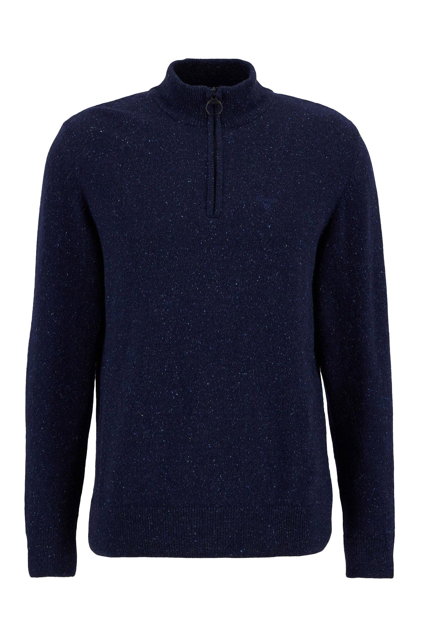 Barbour Tisbury Half Zip Knitted Jumper - Navy