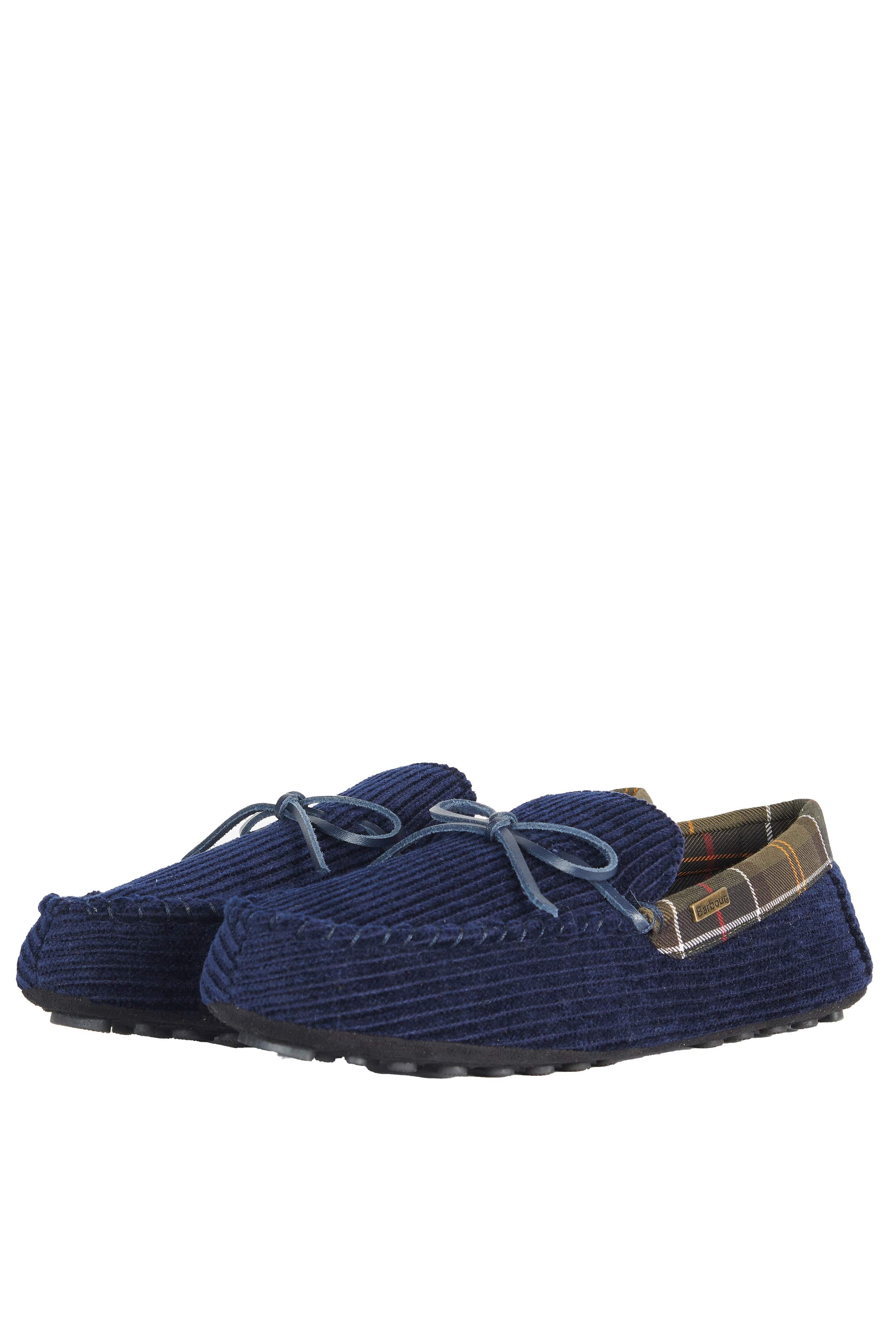 Barbour Tueart Slippers - Navy Cord