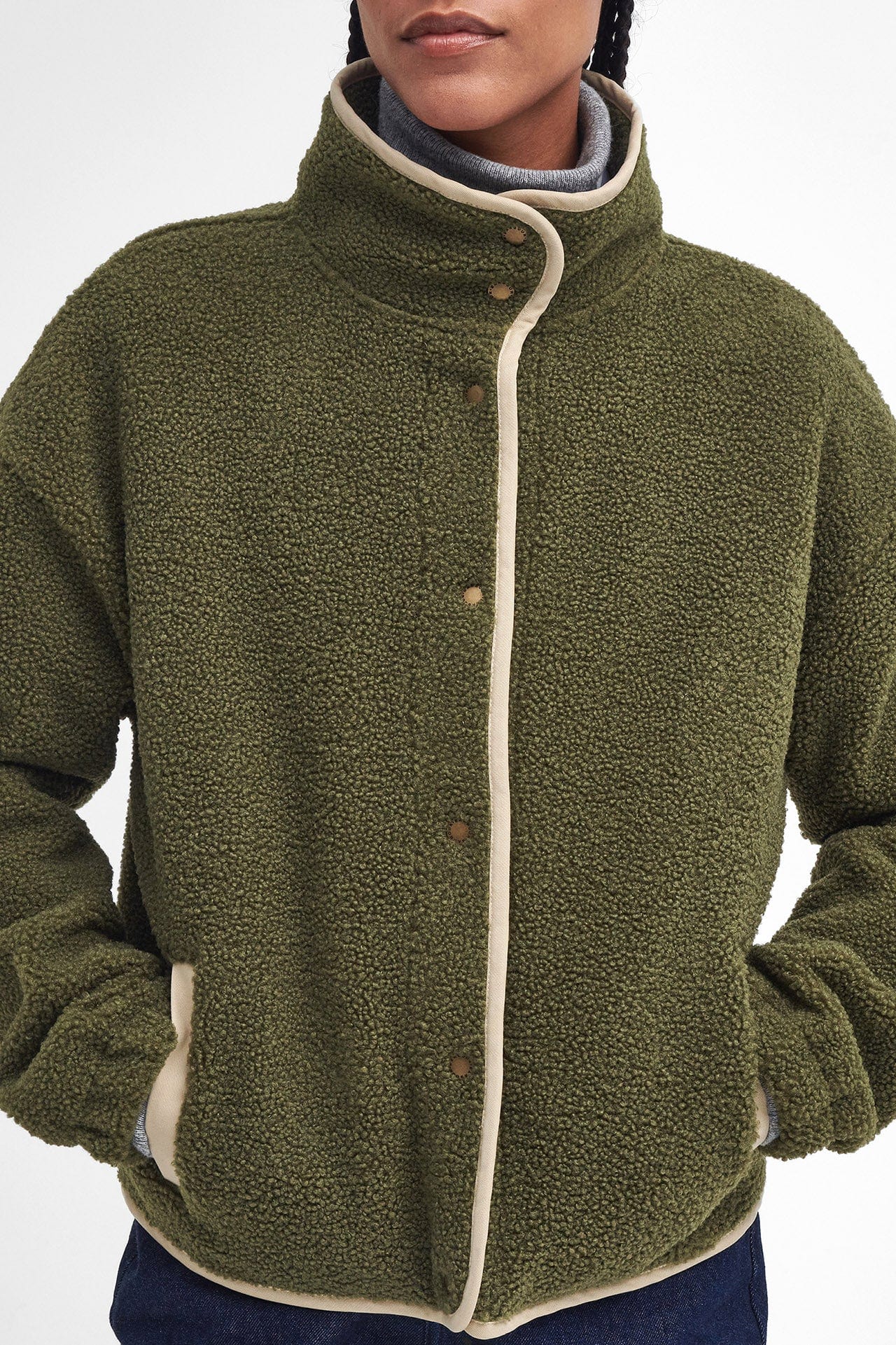 Barbour Violetta Fleece - Dark Moss
