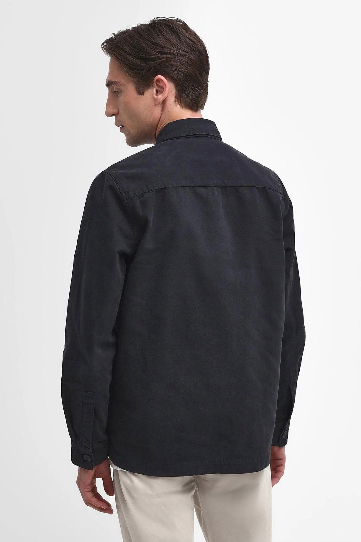 Barbour Washed Cotton Overshirt - Navy