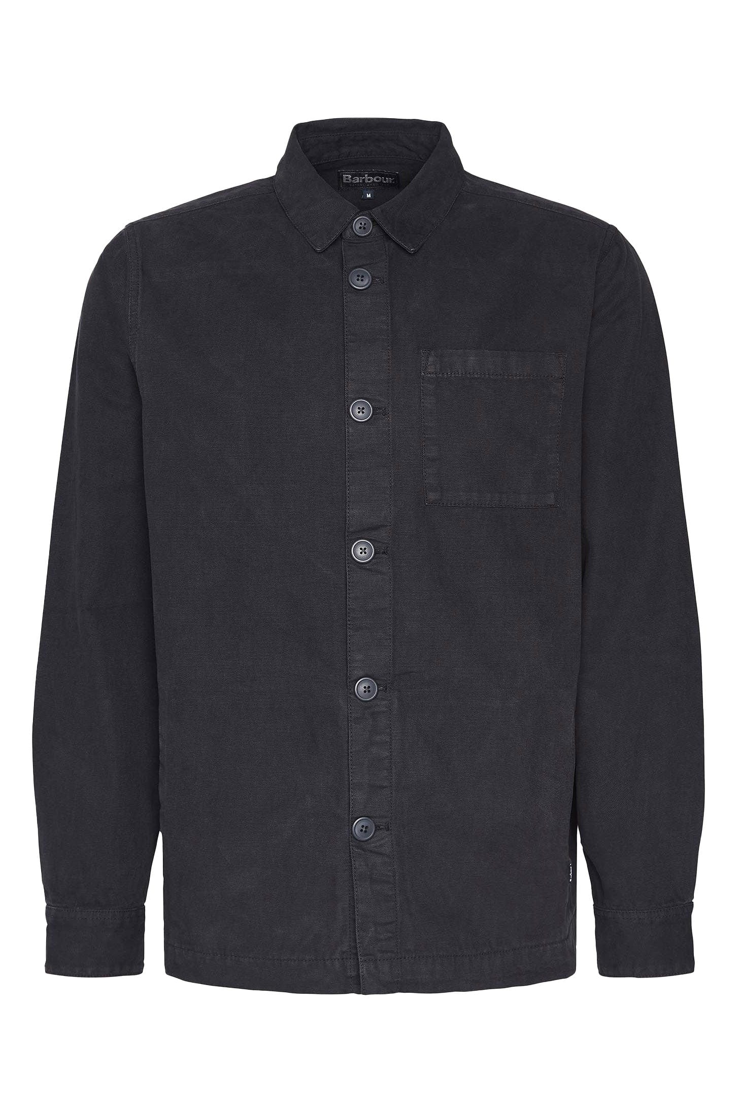 Barbour Washed Cotton Overshirt - Navy
