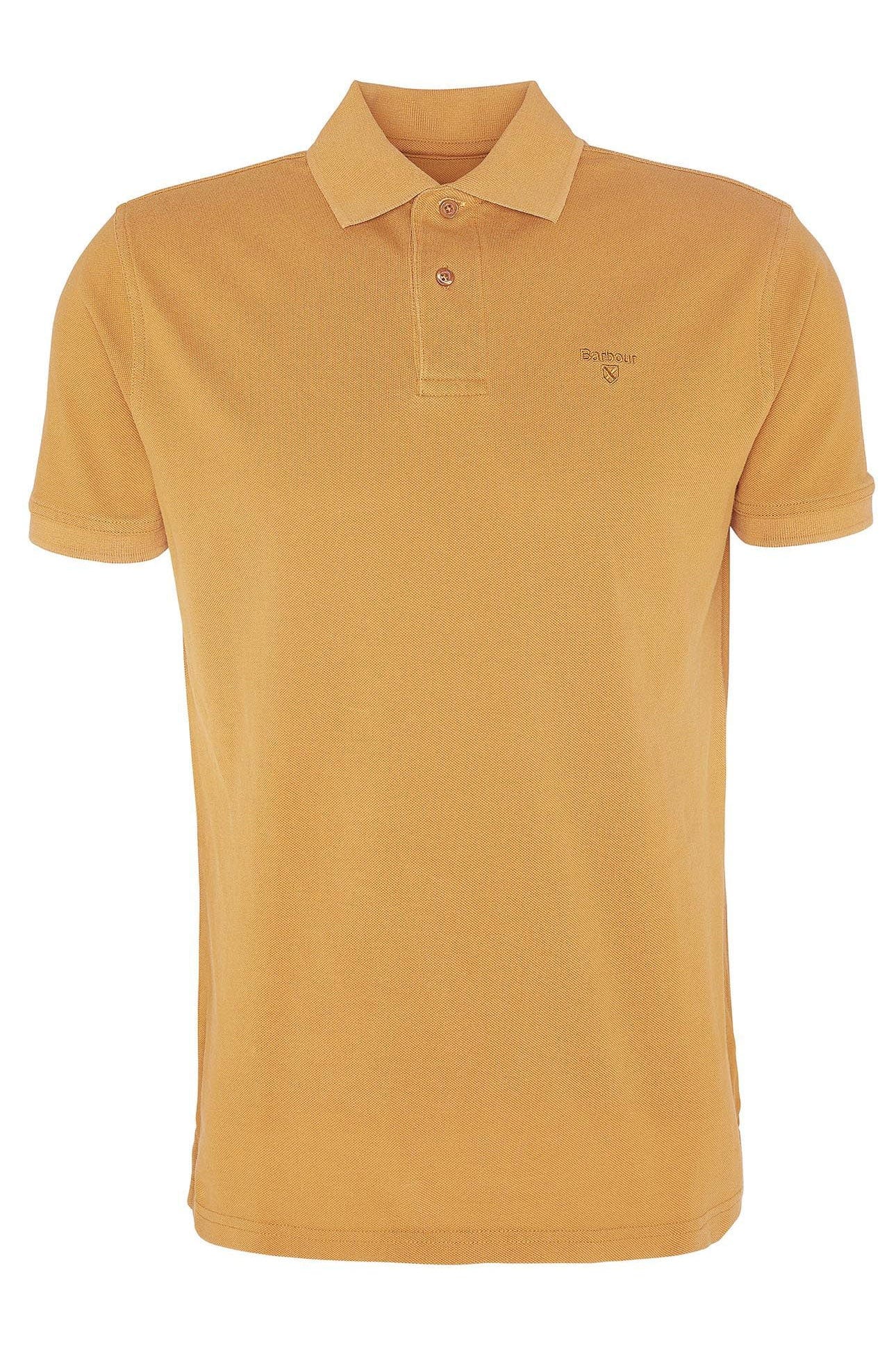 Barbour Washed-Out Sports Polo Shirt - Cumin