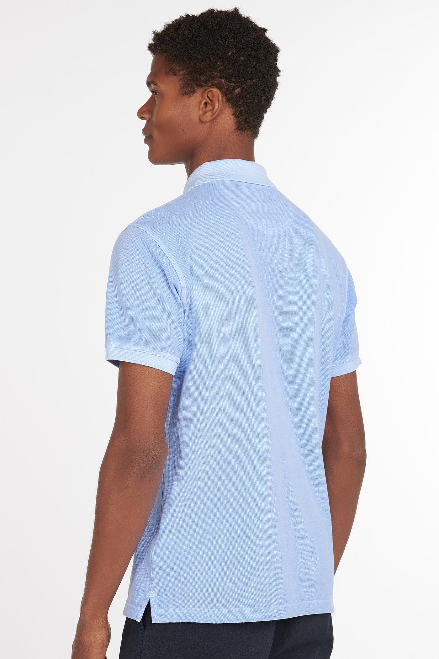Barbour Washed Sports Polo - Sky