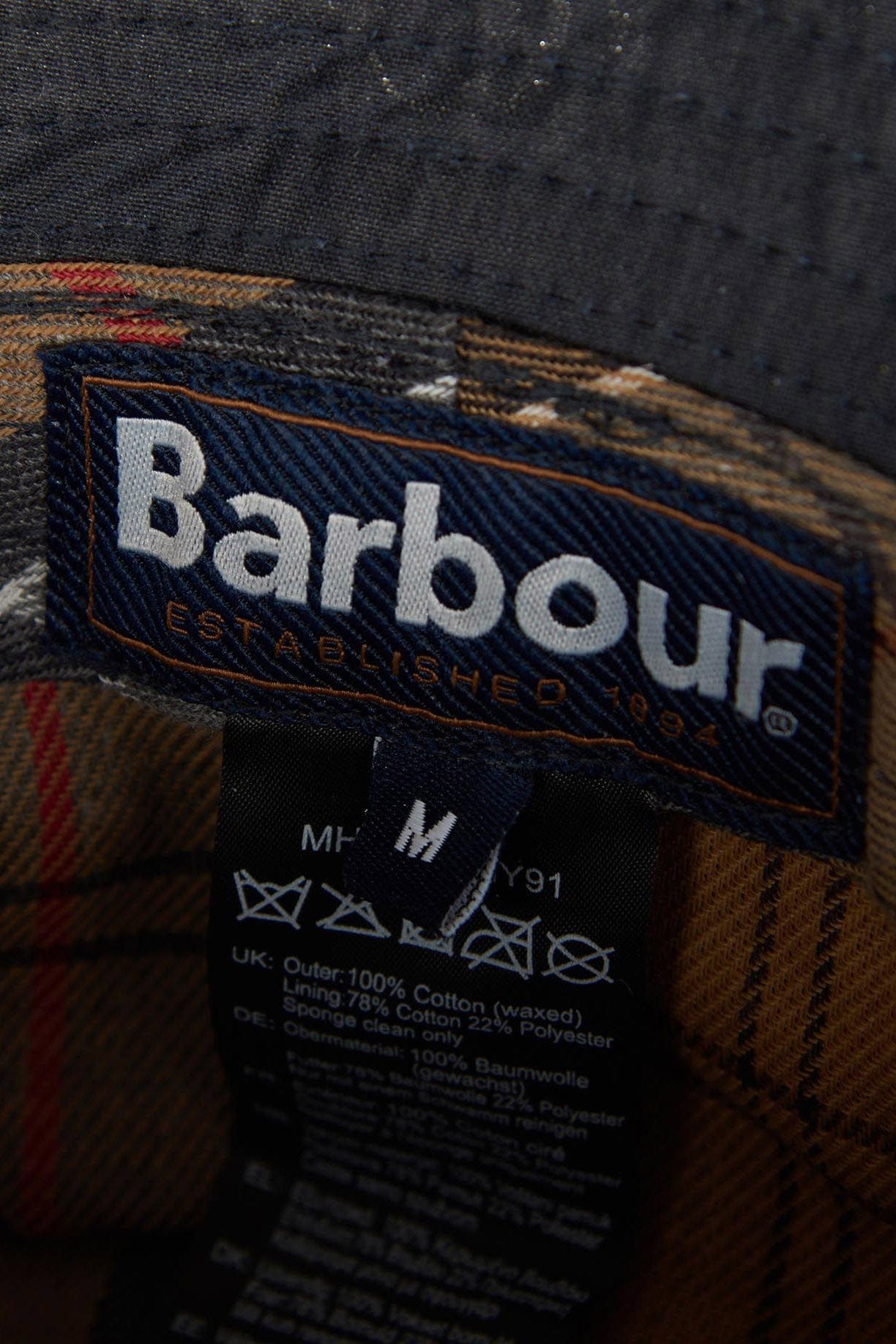 Barbour Wax Bucket Hat - Navy