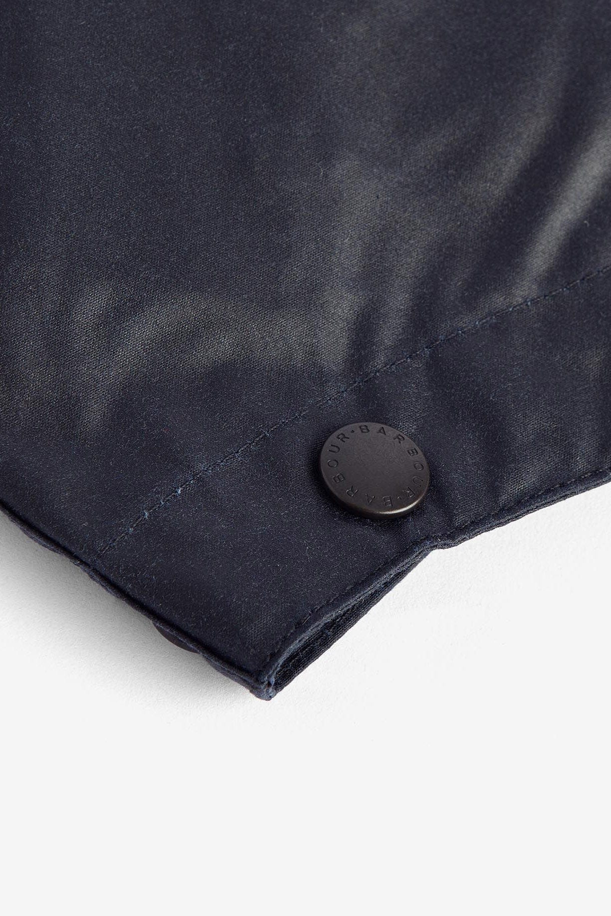 Barbour Waxed Cotton Plain Hood - Navy MHO0035_NY91_OS