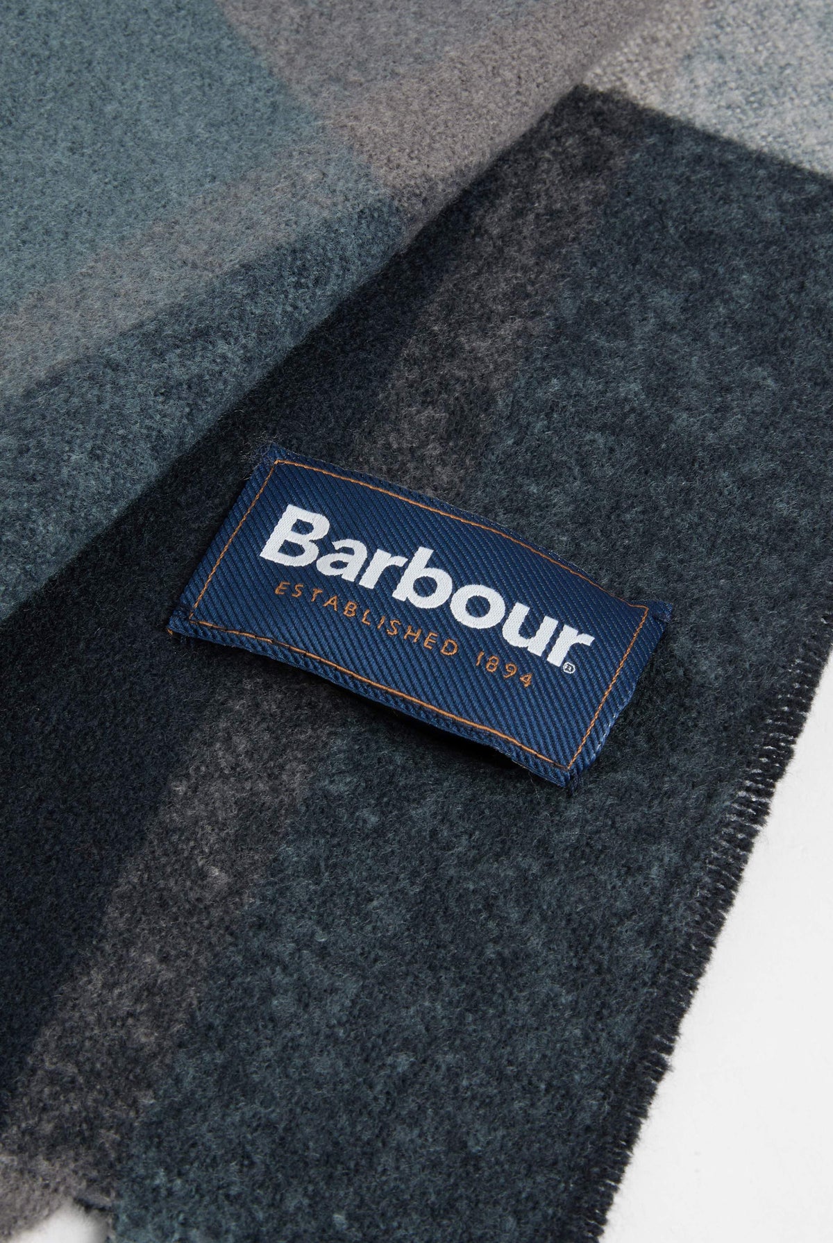 Barbour Westerdale Check Scarf - Dark Slate/Smoke USC0391_GY91_OS