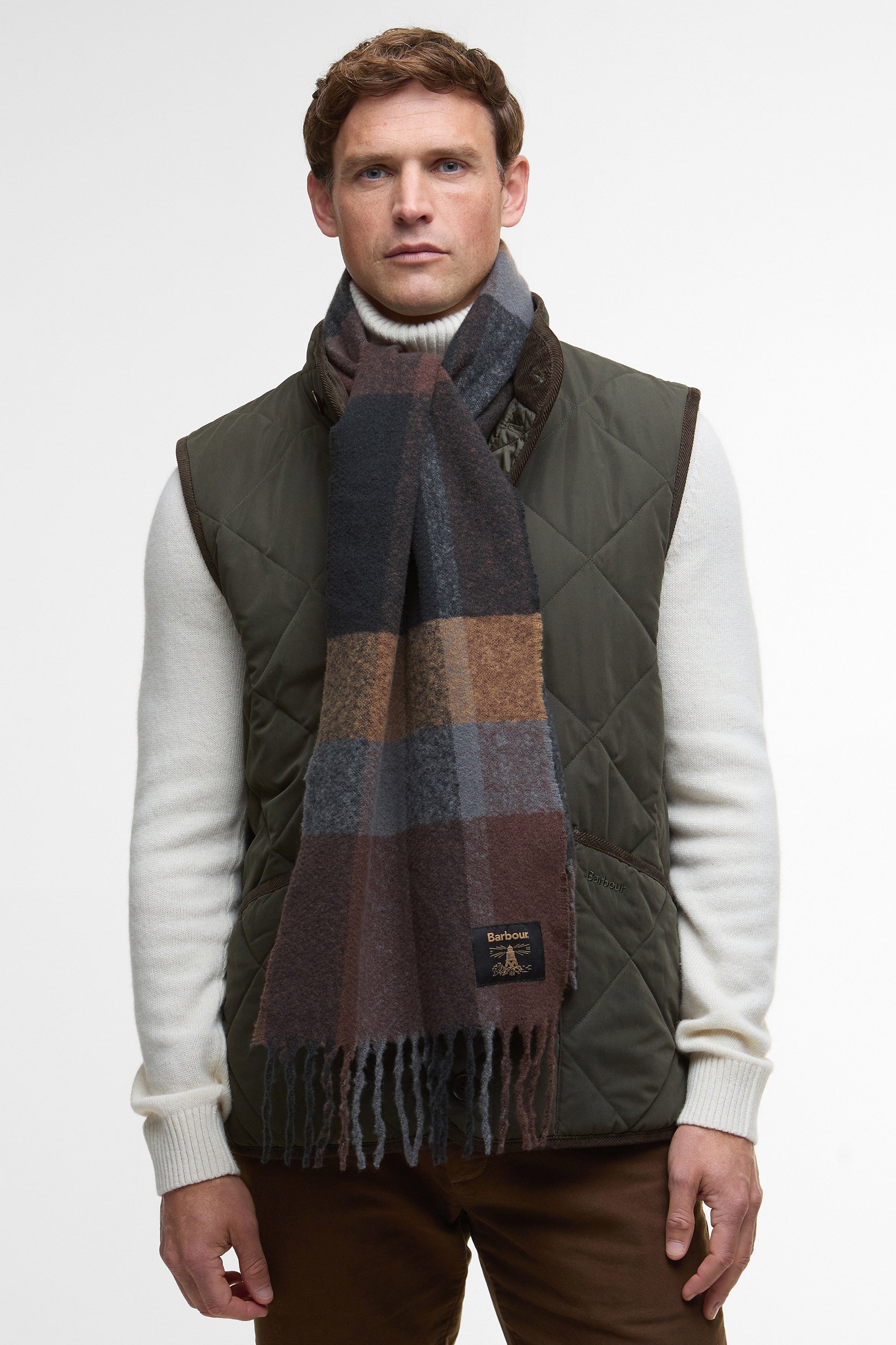 Barbour Westerdale Scarf - Midnight Oak USC0391_TN38_OS