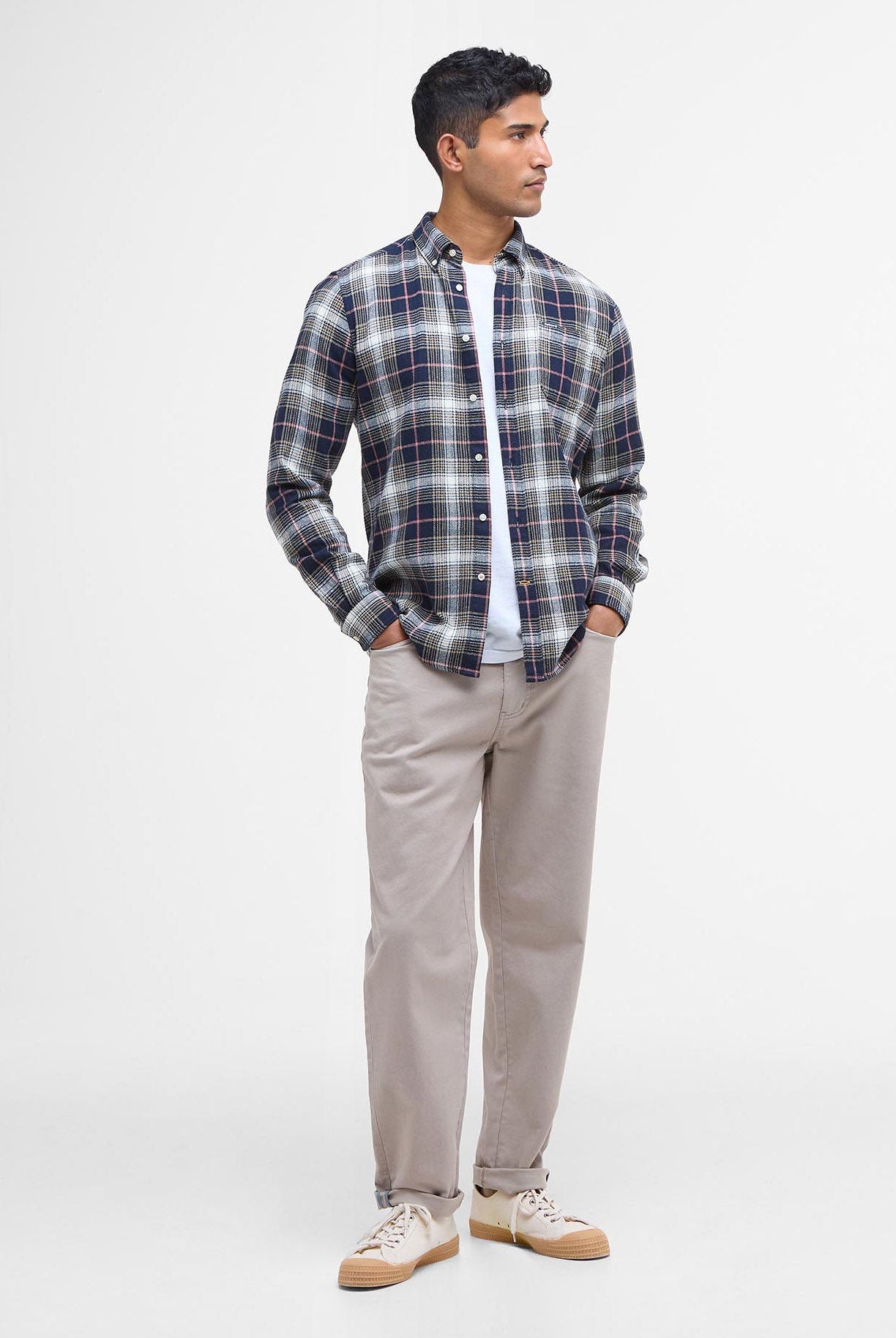 Barbour Whernside Tailored Shirt - Navy