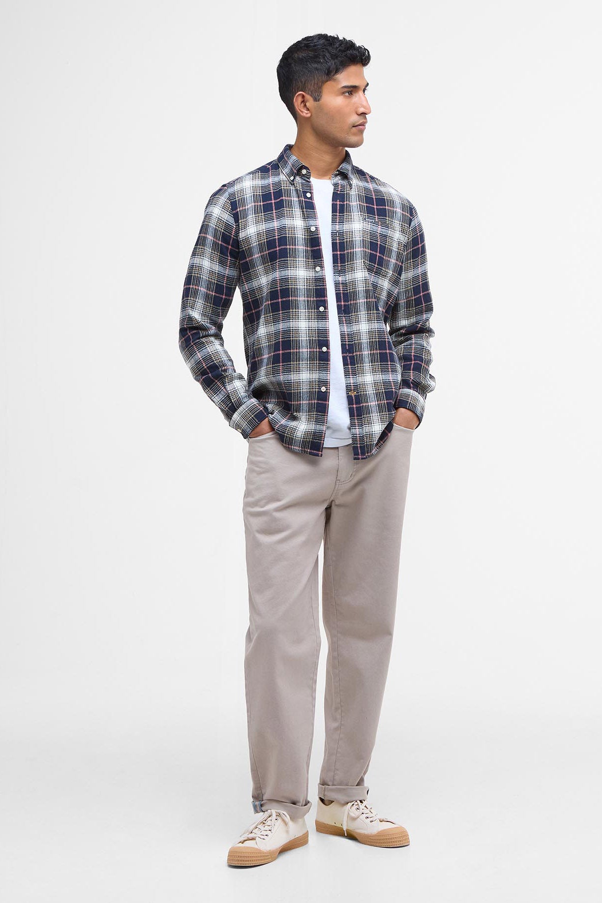 Barbour Whernside Tailored Shirt - Navy